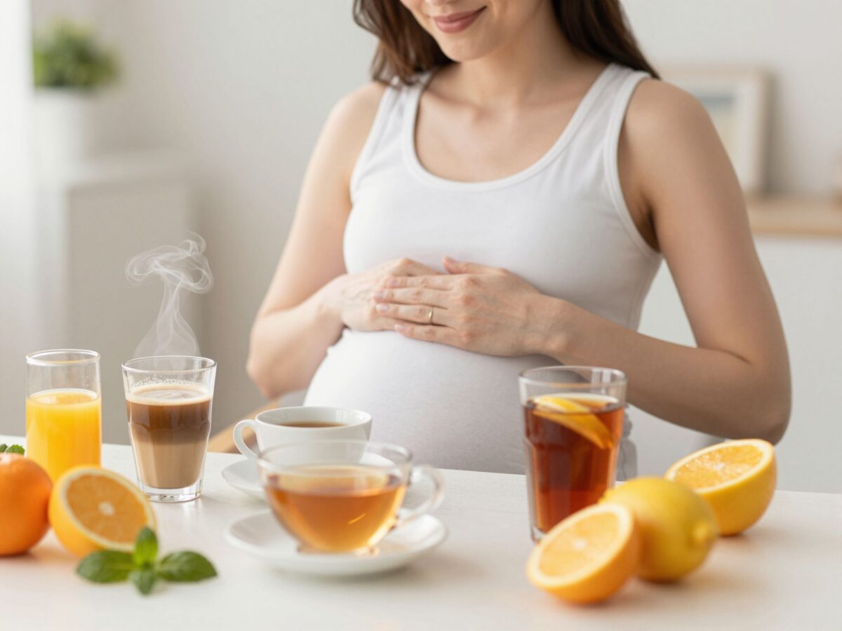 Kávé, tea, üdítők terhesség alatt: Tények és tévhitek a folyadékfogyasztásról