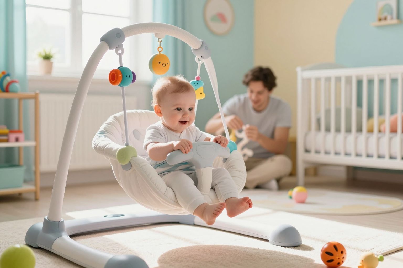 A kognitív stimuláció támogatja a baba környezetének felfedezését.