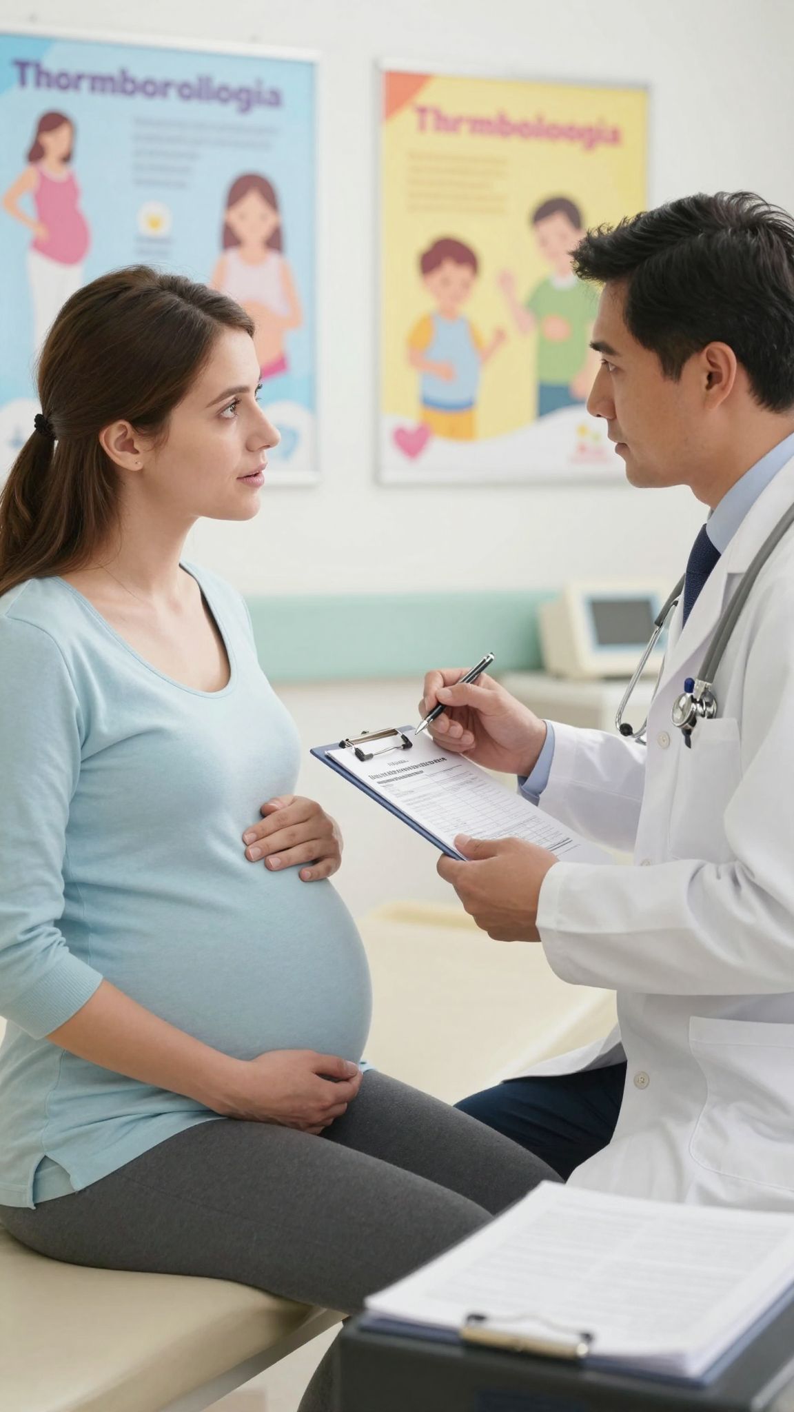 A terhesség alatt nő a vérrögképződés kockázata.