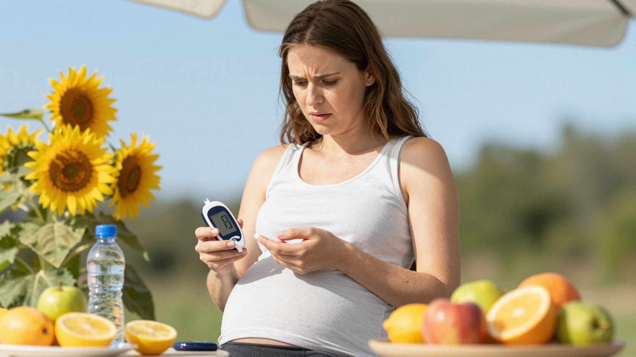 A hőség fokozza a vércukorszint ingadozását és kiszáradást.
