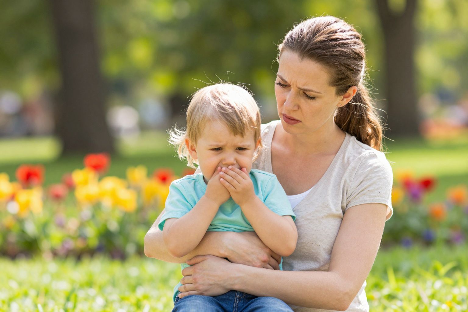 Láz, légzési nehézség vagy súlyos tünetek esetén sürgős orvosi segítség szükséges.