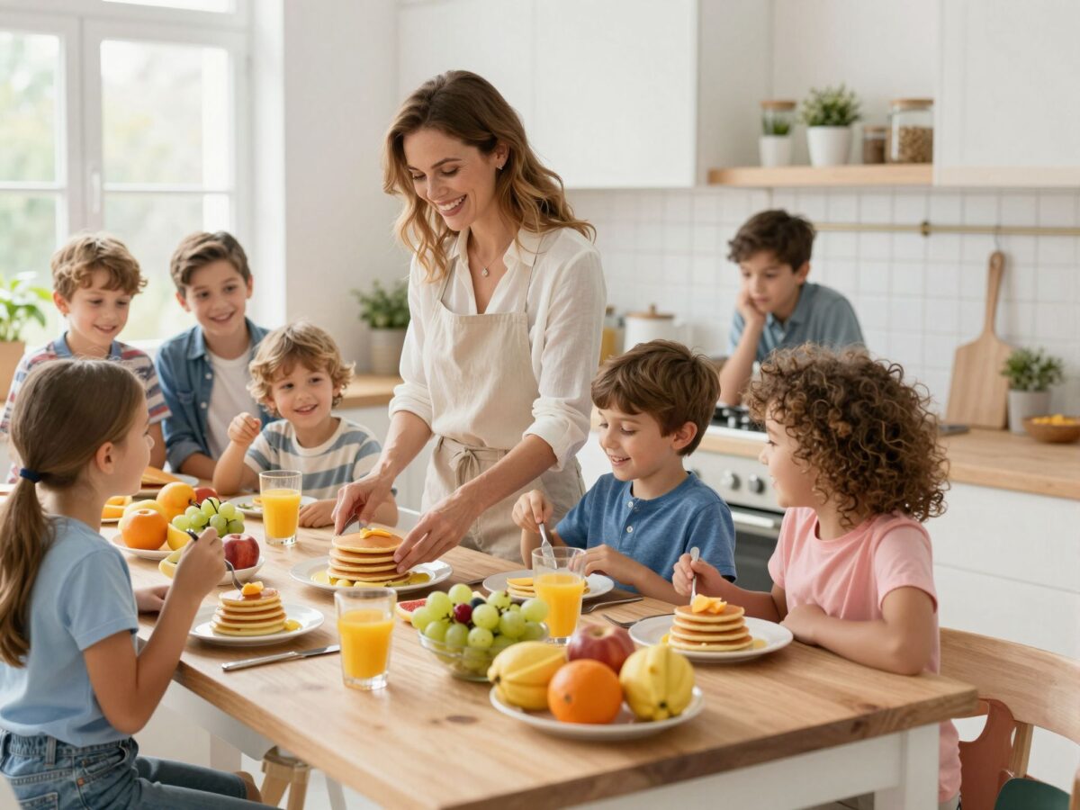 Misszió teljesítve: egy 10 gyerekes anya tippjei a hatékony reggeli készítéshez