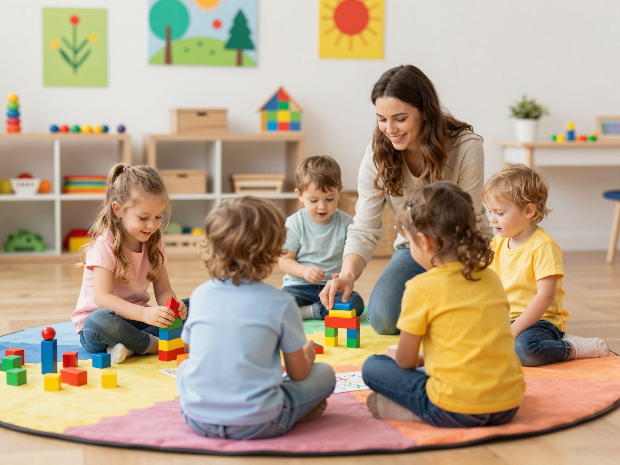 A bölcsőde segíti a kisgyermekek szociális fejlődését.