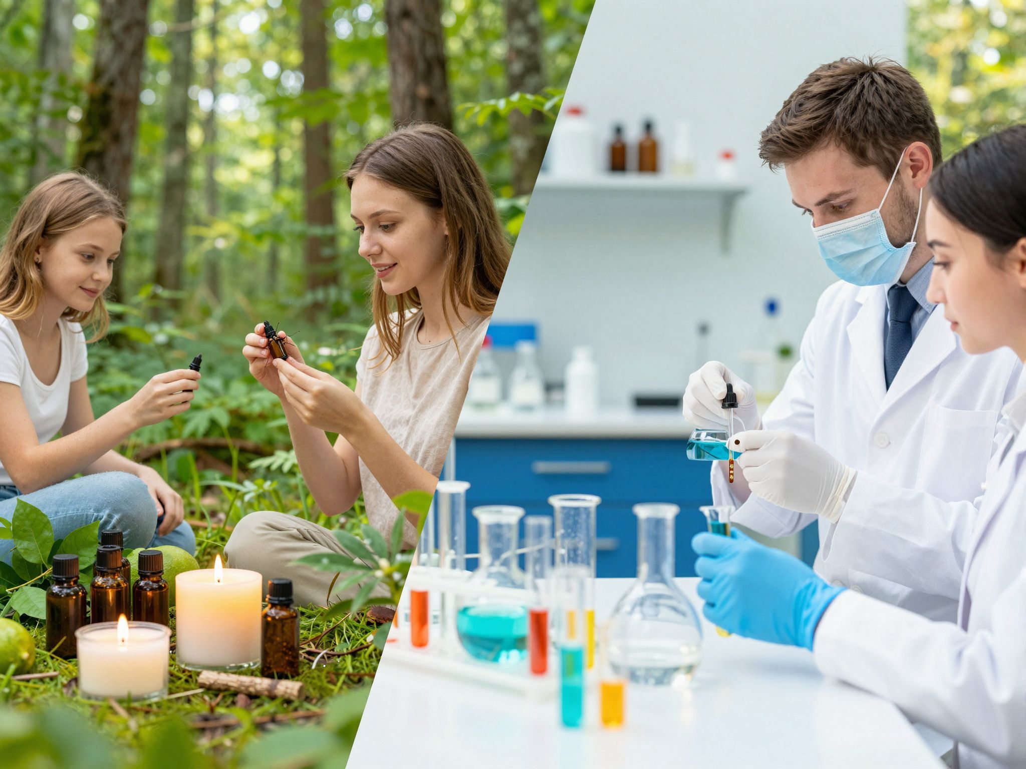 A természetes szúnyogriasztók gyakran kevésbé hatékonyak, mint a kémiaiak.