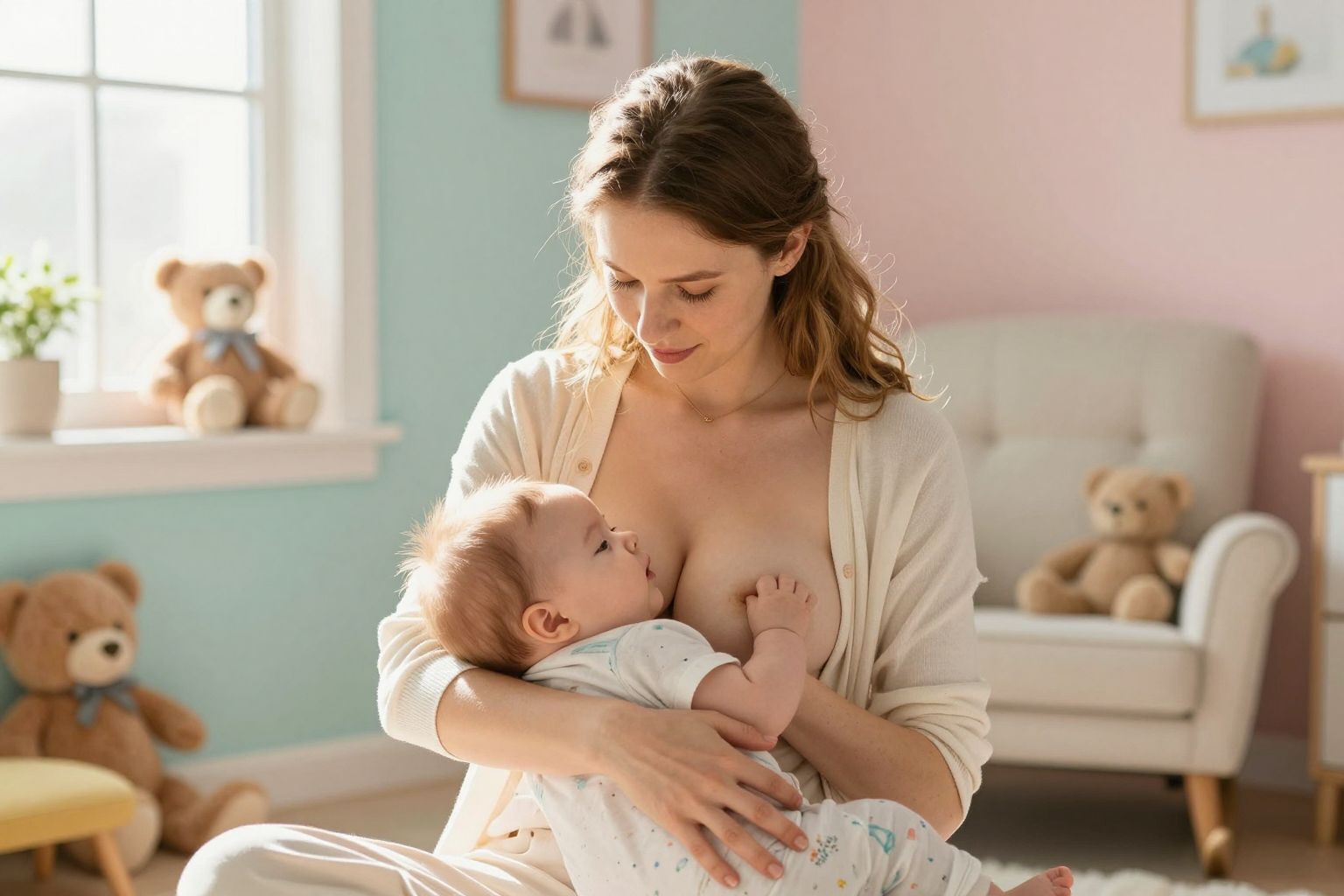 A szoptatás erősíti a szülő-gyermek érzelmi kötődést.