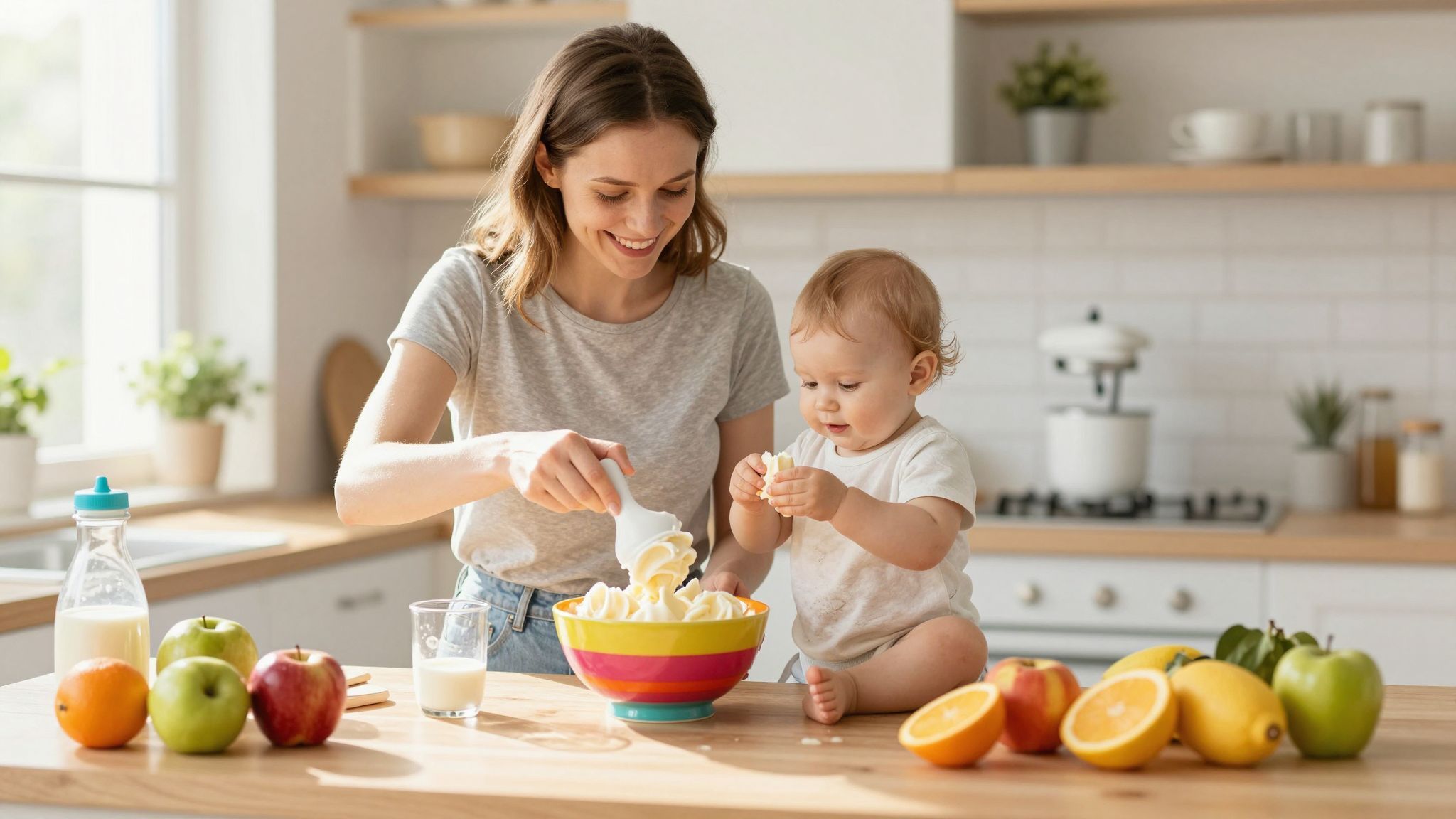 A fagyasztás során a textúra javítása érdekében keverj!