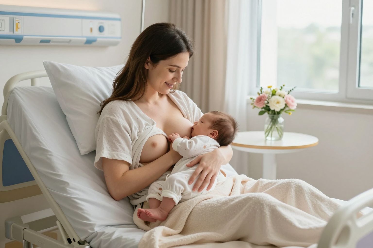 Császár után a kényelmes pozíciók segítik a szoptatást.