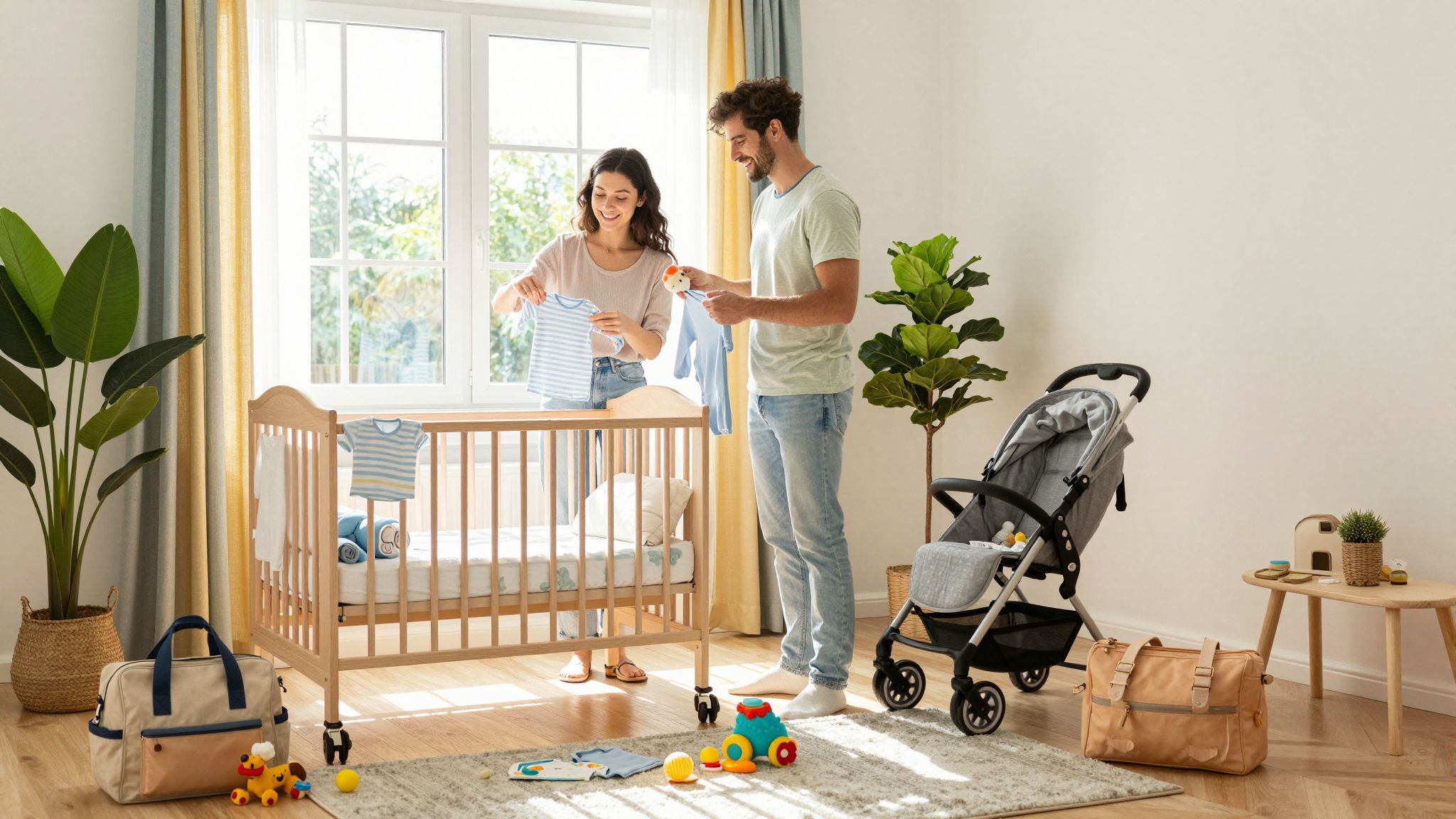 A babával való utazás megkönnyíti a hordozható eszközök használatát.