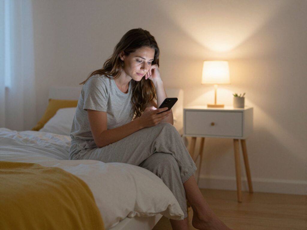 Veszélyes szokás: ezért ne nyomkodd a mobilod elalvás előtt