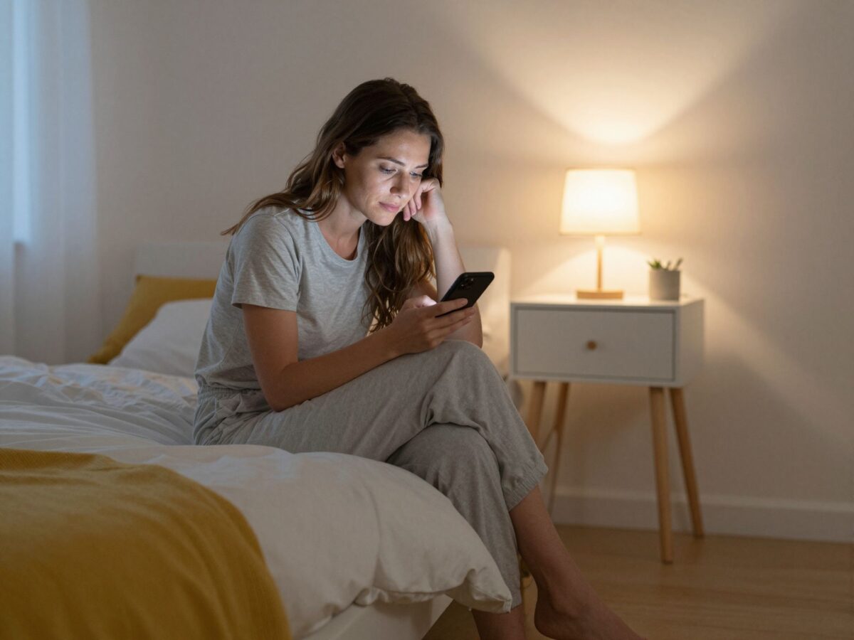 Veszélyes szokás: ezért ne nyomkodd a mobilod elalvás előtt