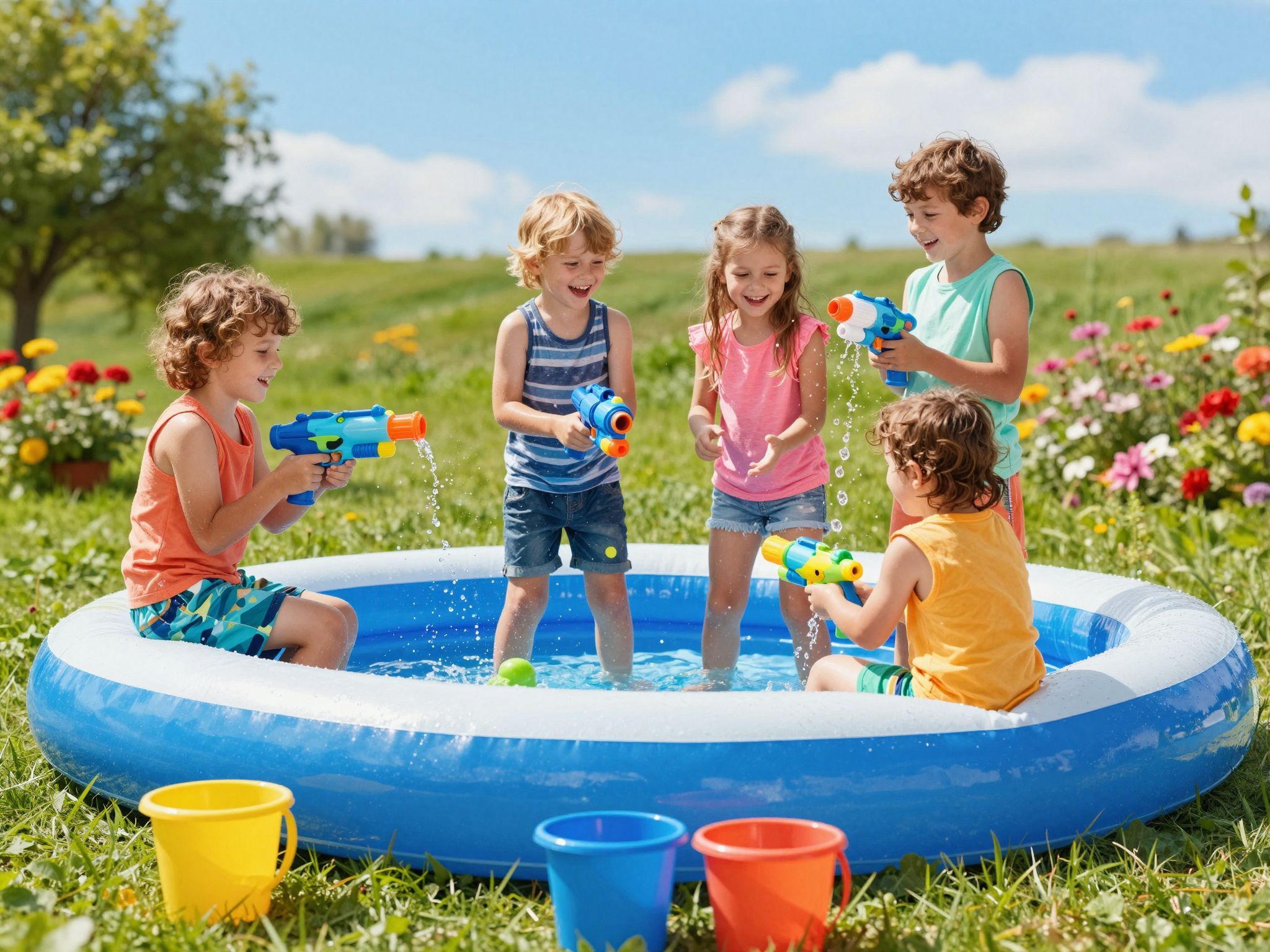 A vizes játékok segítik a gyerekek szóbeli fejlődését.