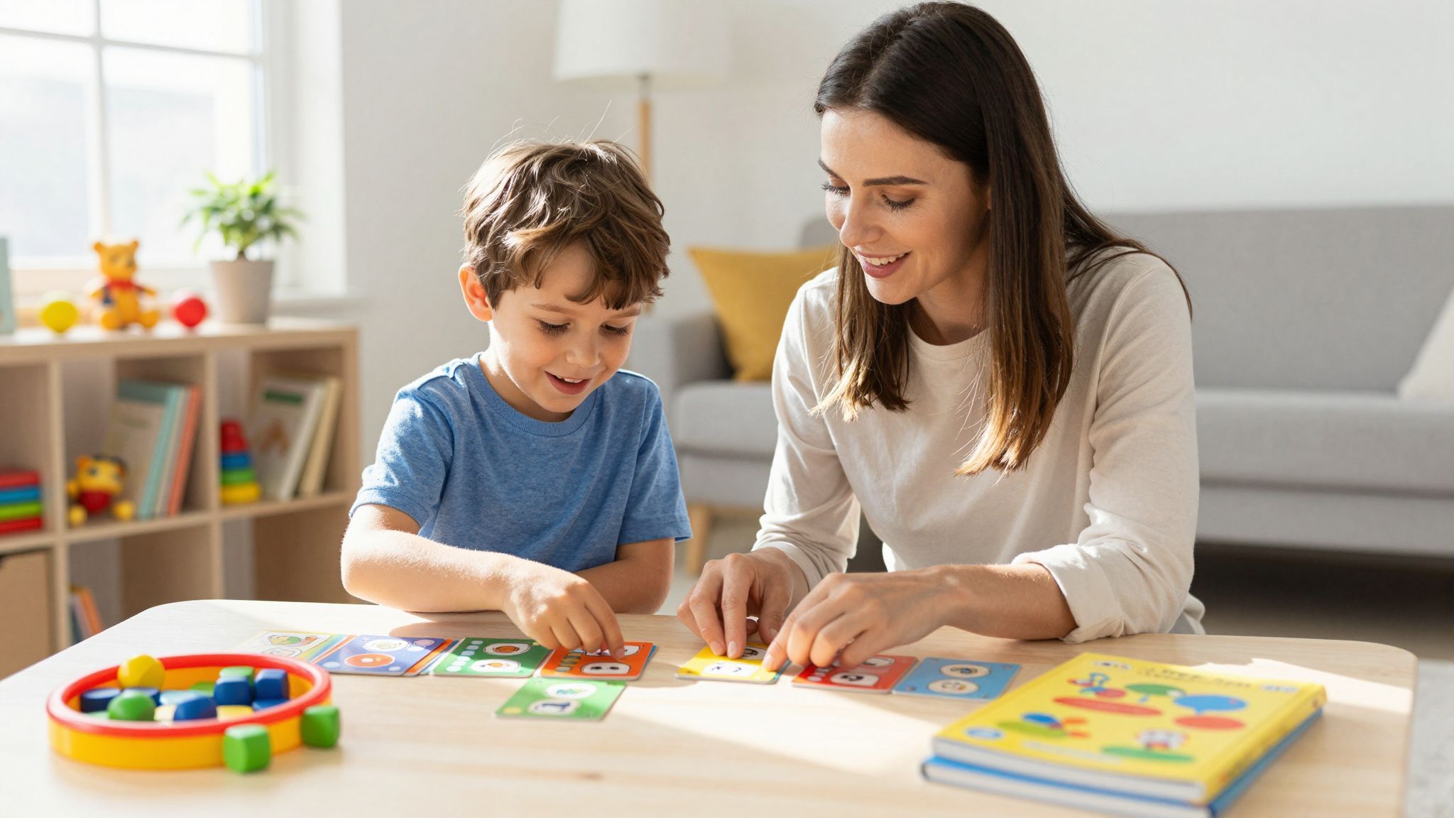A képek használata erősíti a gyerekek vizuális memóriáját.