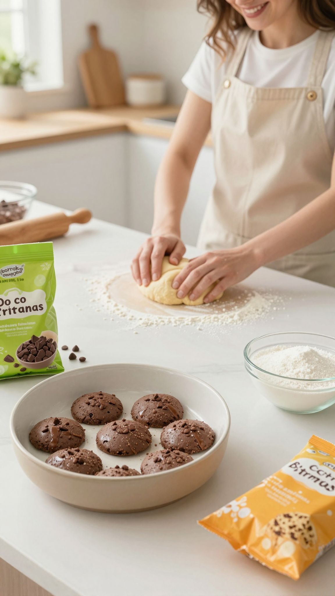 A hideg tészta pihentetése javítja a keksz textúráját.