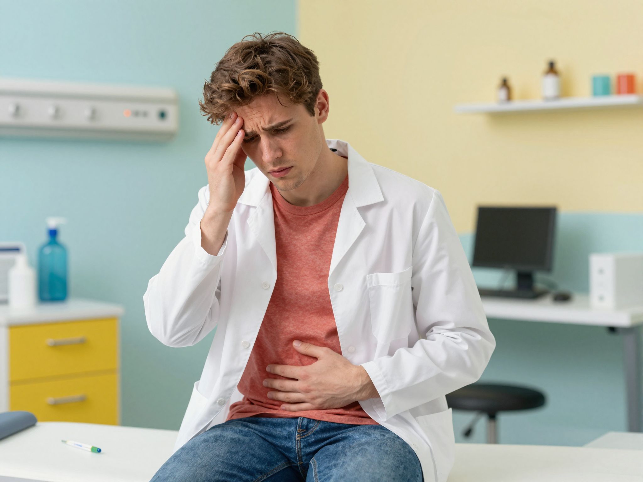 Azonnali orvosi segítség szükséges láz és tudatzavar esetén.