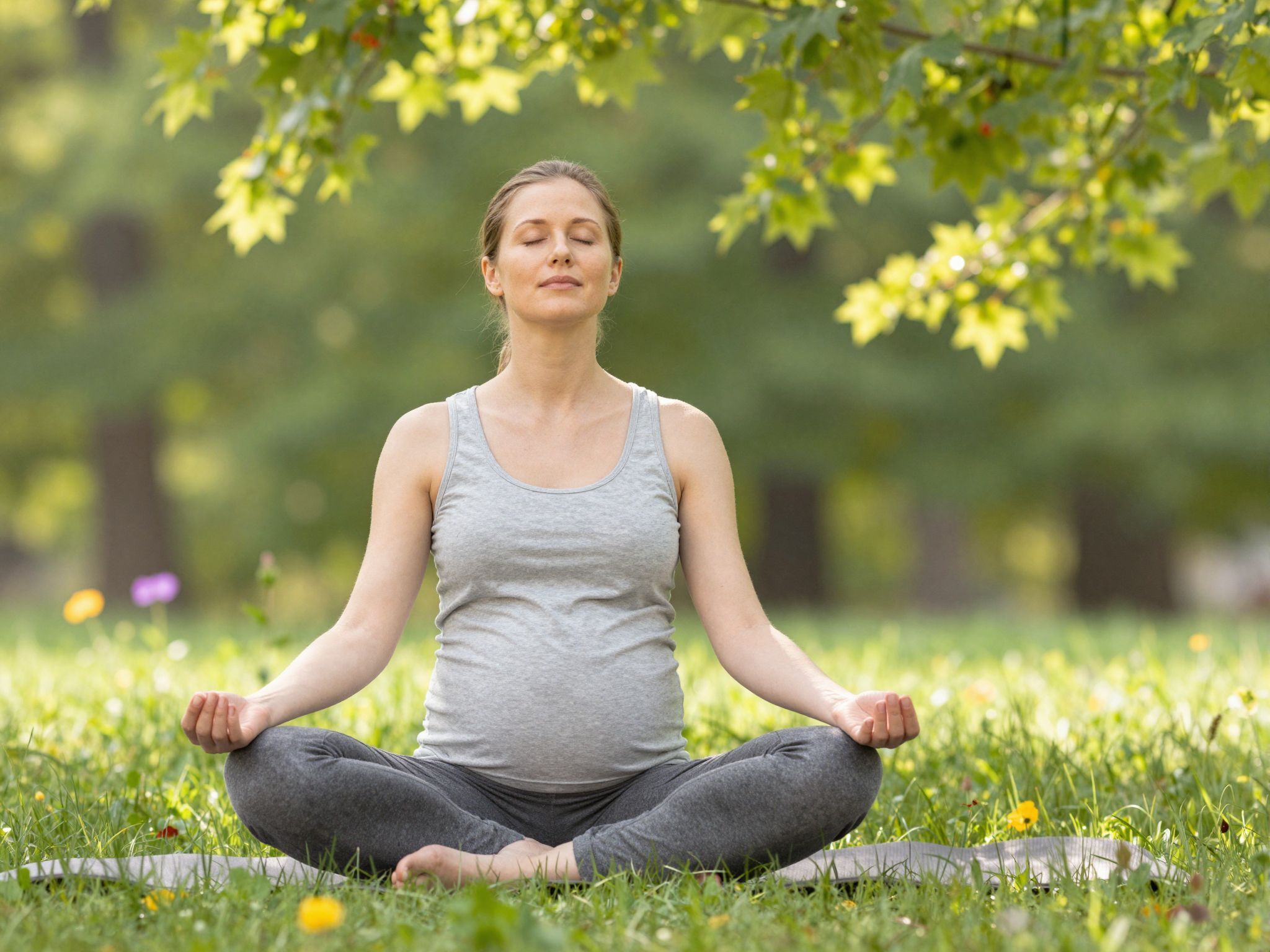 A mély légzés segít csökkenteni a terhes nők stresszét.