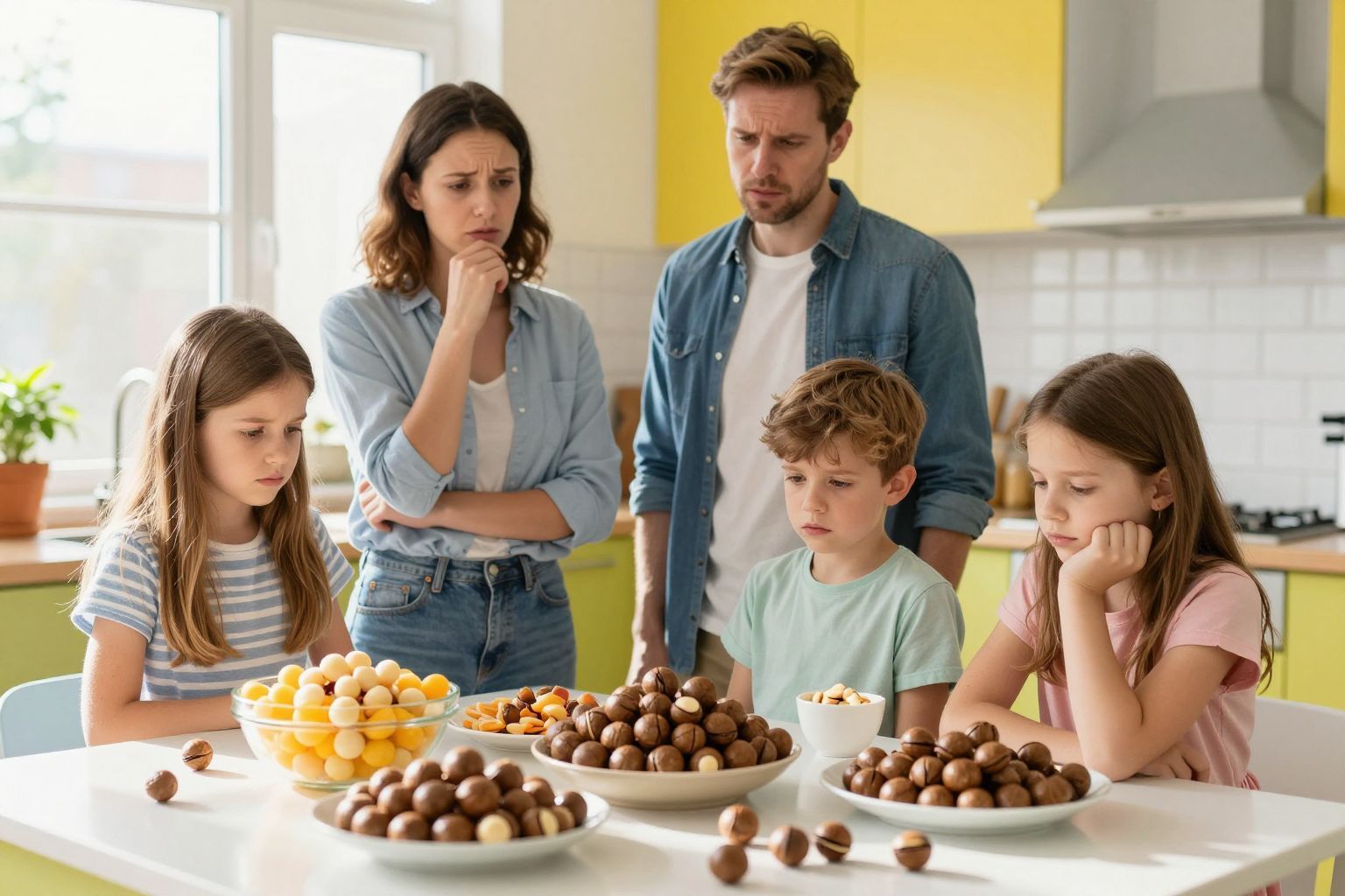 A macadamia dió mérgező a kutyák számára, bénulást okoz.