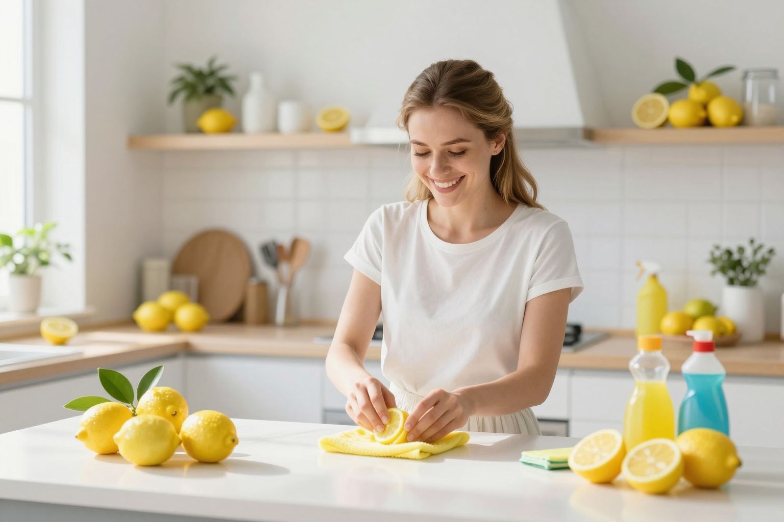 A citrom természetes fertőtlenítő, szagsemlegesítő képességekkel bír.