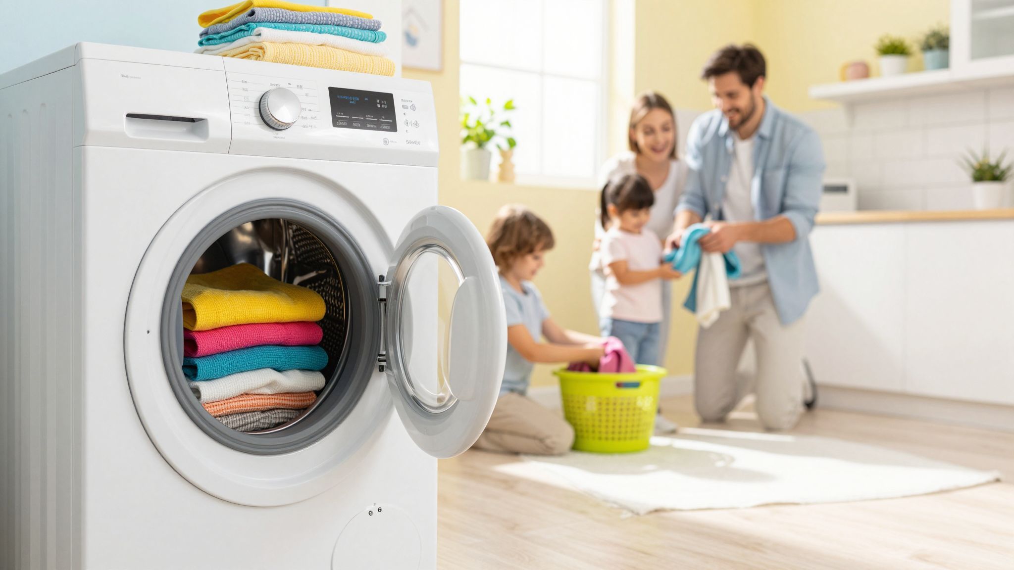 A mosógép és szárítógép hatékony használata csökkenti a költségeket.