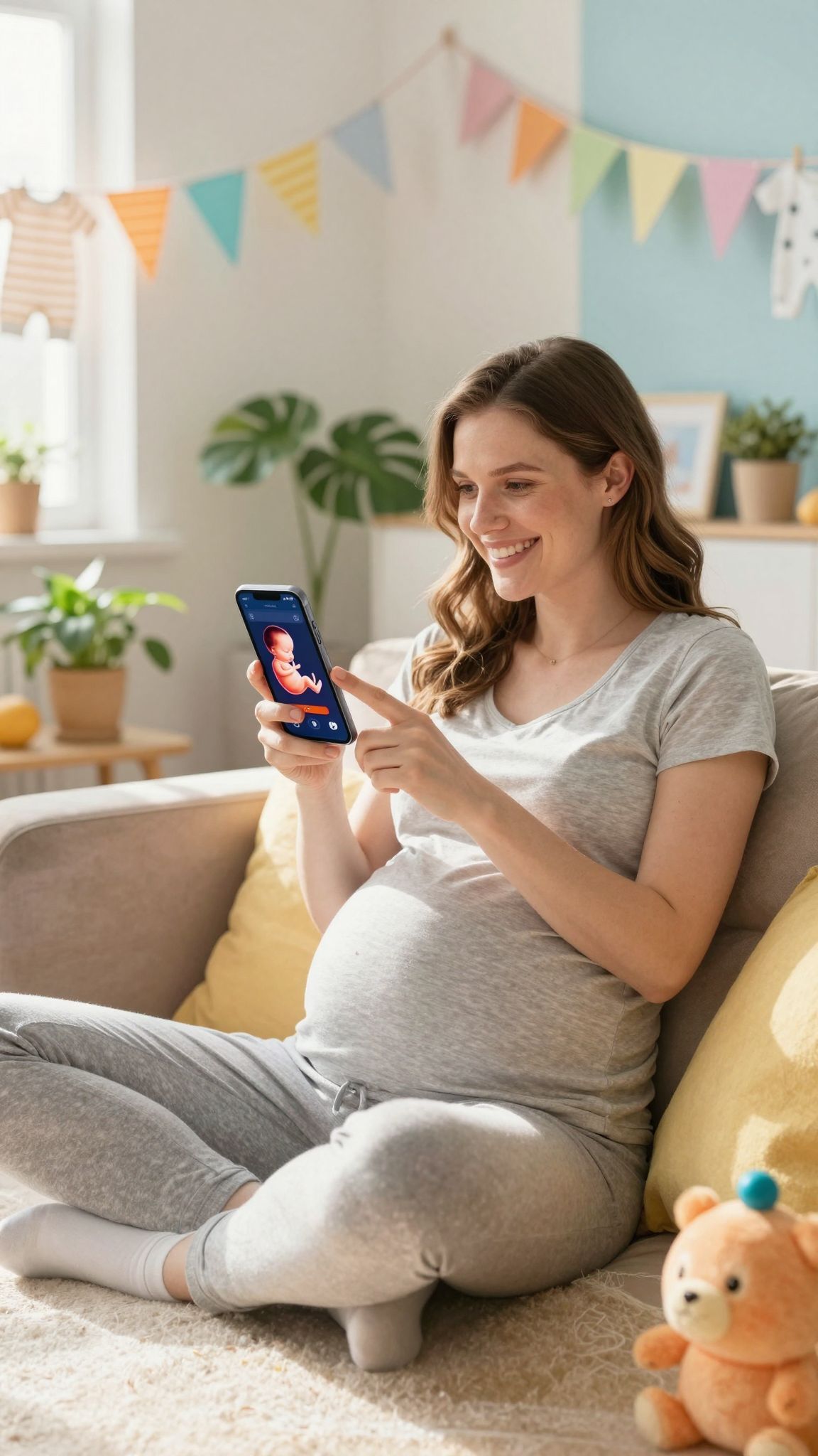 A digitális kismama napló segít nyomon követni a fejlődést.