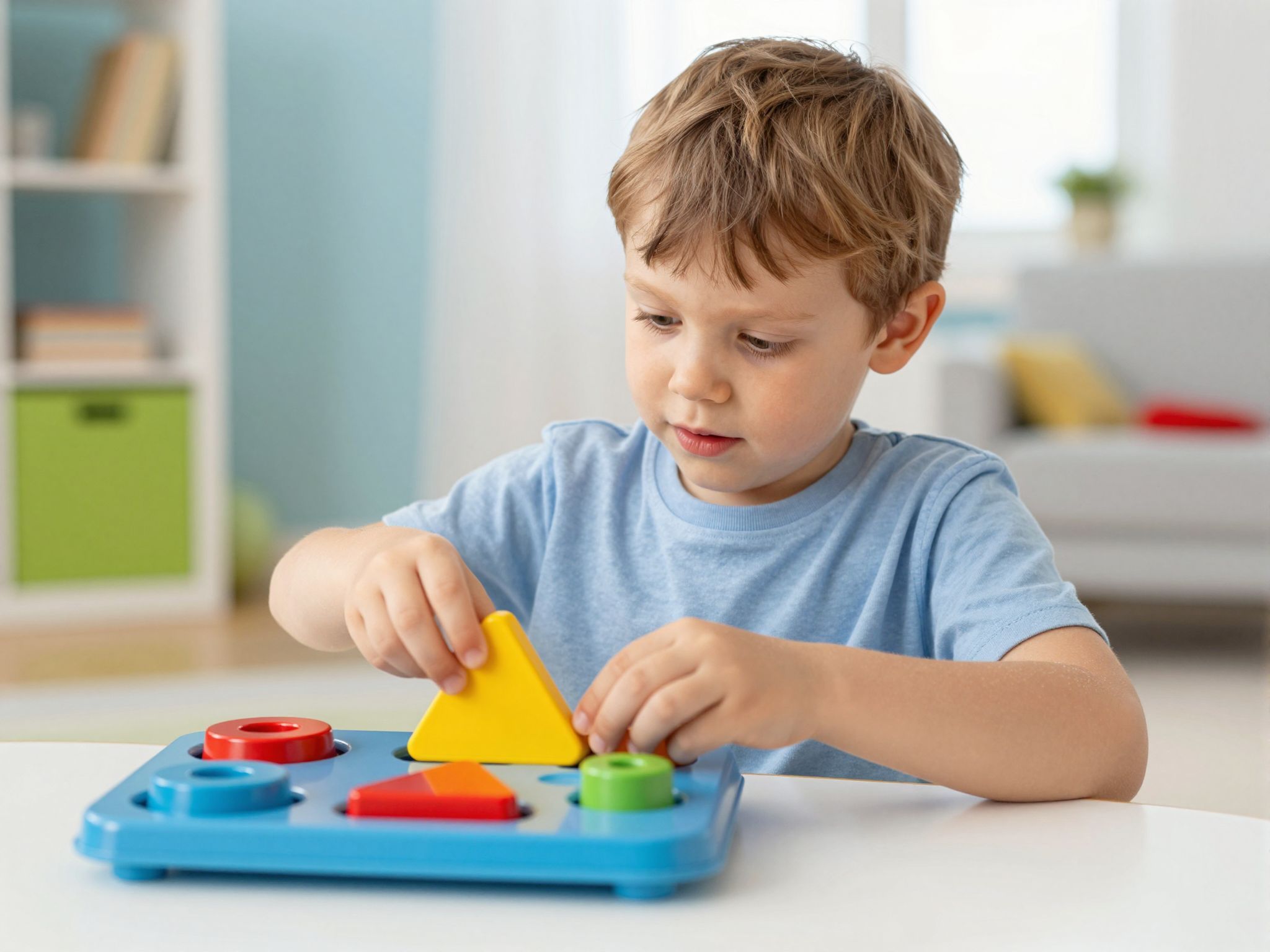 A formabedobó fejleszti a problémamegoldó készségeket.