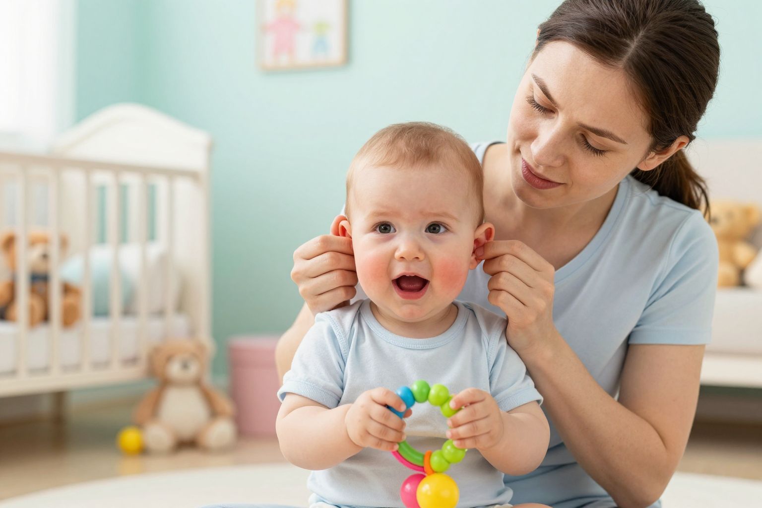 A középfülgyulladás a csecsemők leggyakoribb fájdalma.