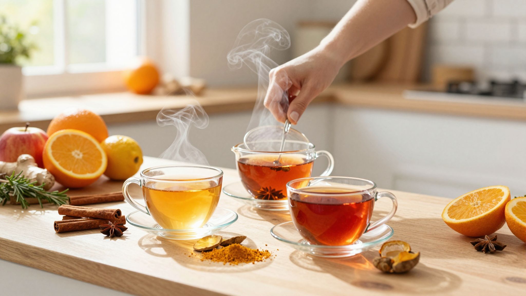 A fűszeres teák erősítik az immunrendszert és javítanak a hangulaton.