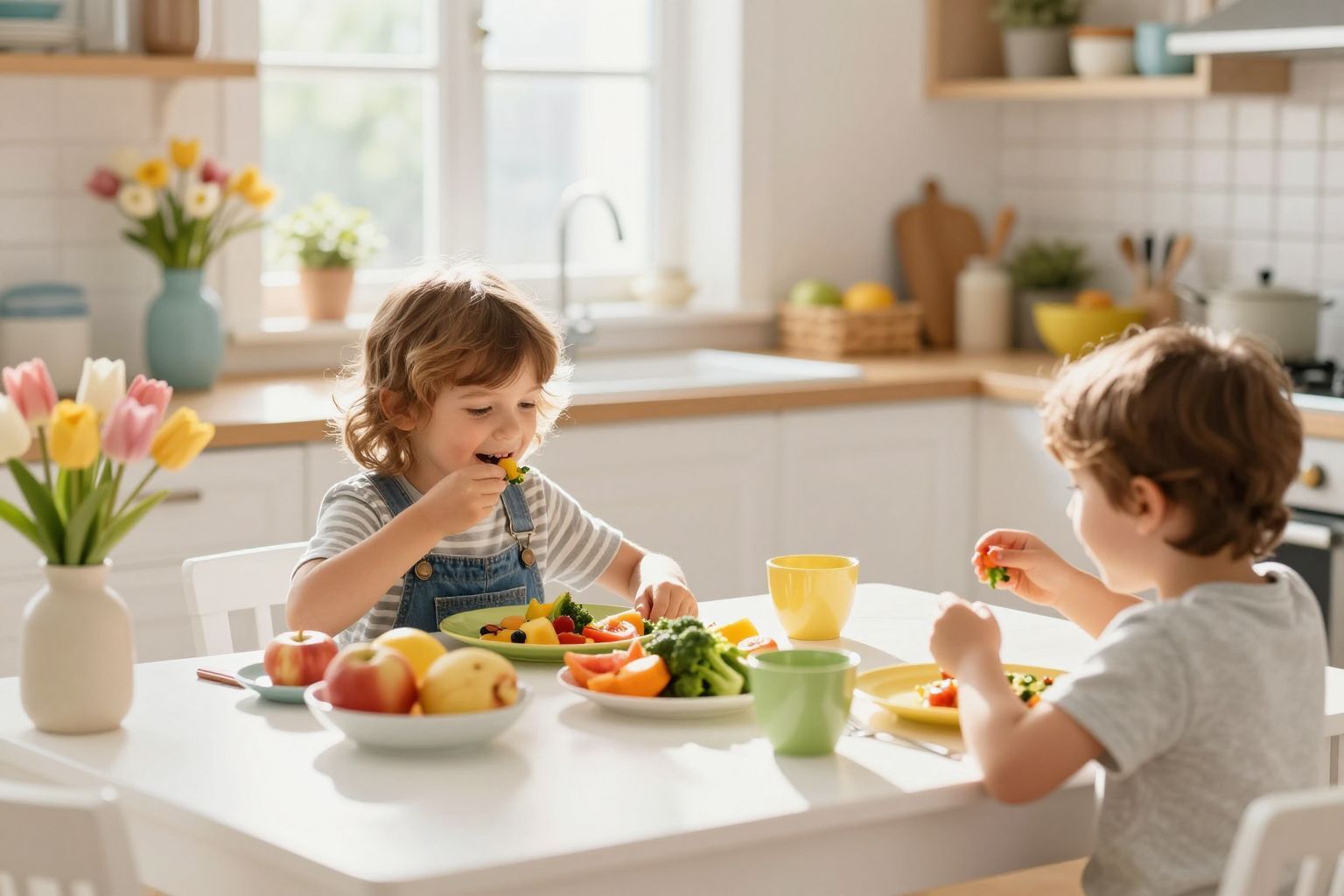 Az intuitív evés elősegíti a gyermekek egészséges táplálkozását.