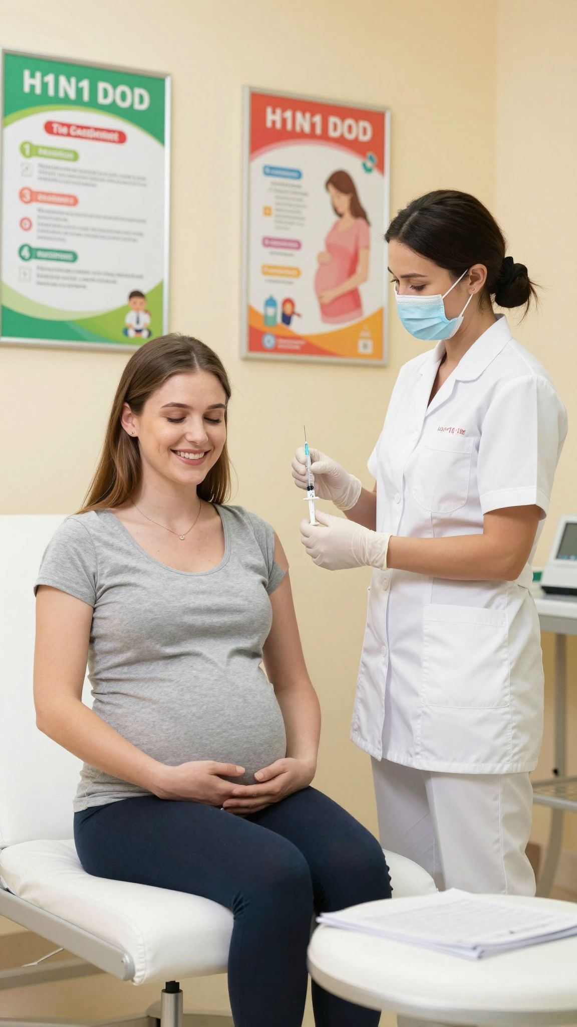 A H1N1 oltás biztonságos és segít a kismamáknak.