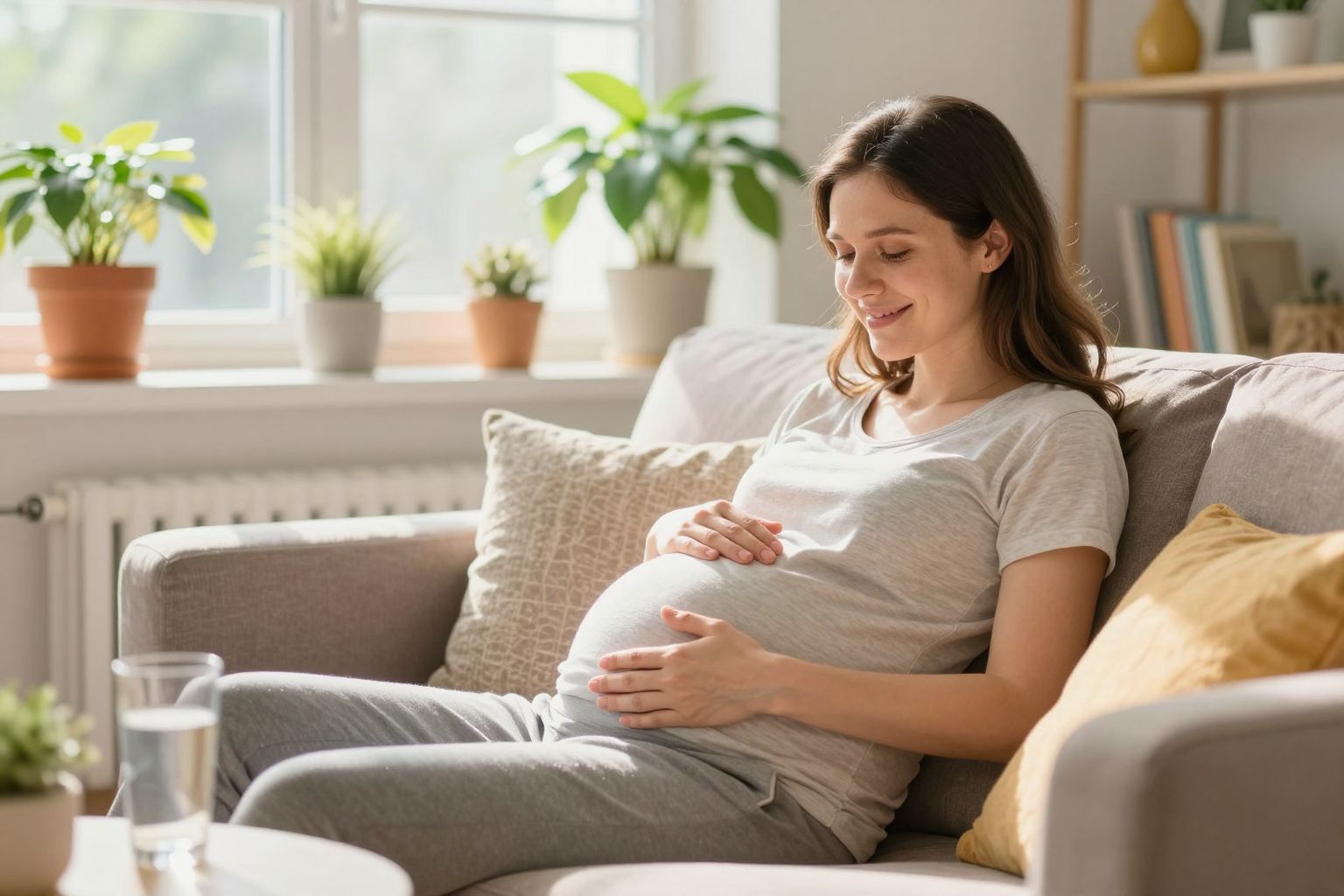 A harmadik trimeszterben a folyadékfogyasztás kiemelten fontos.