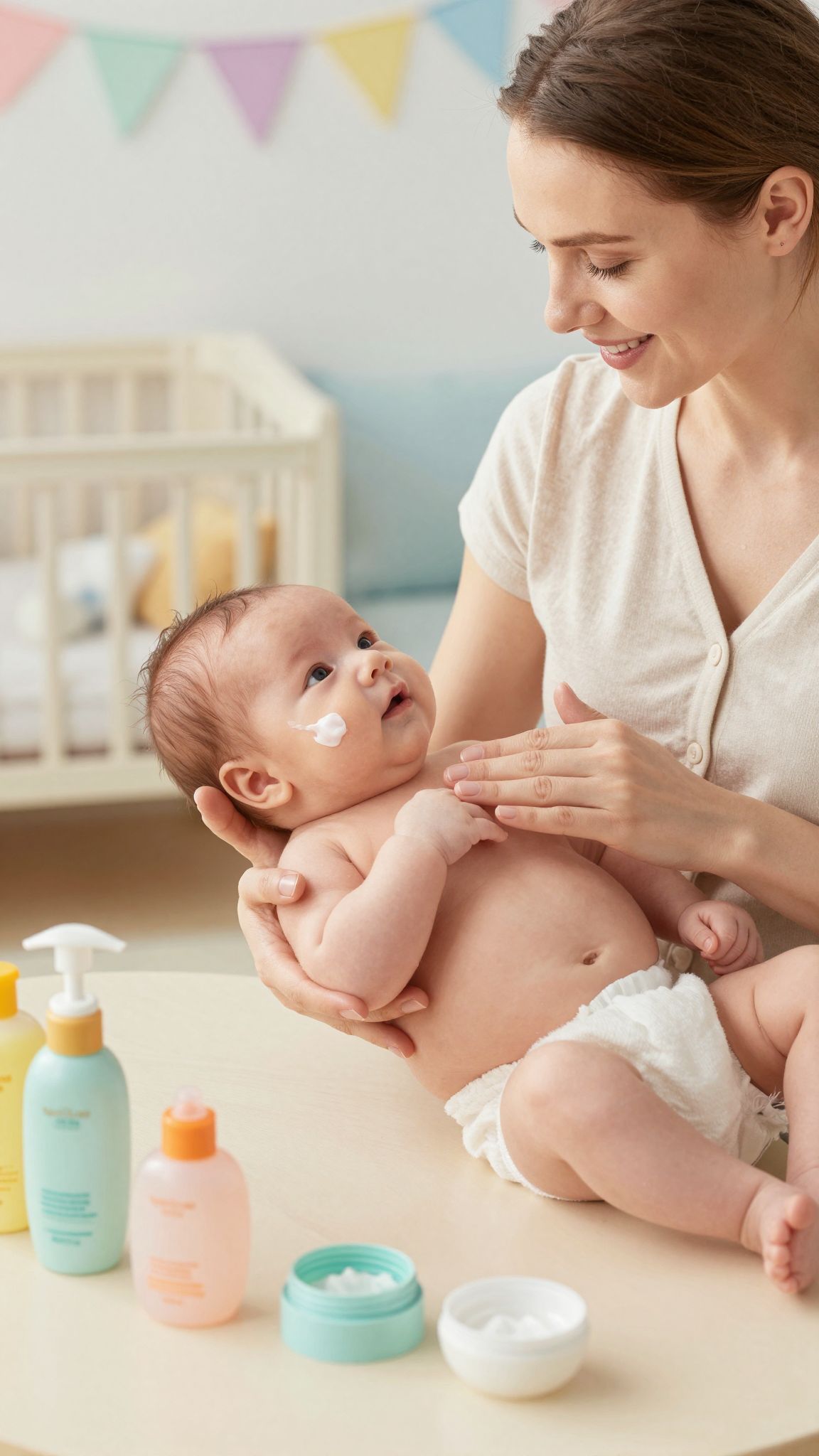 Kisbabák bőrének hidratálásához válassz természetes, parfümmentes krémeket!