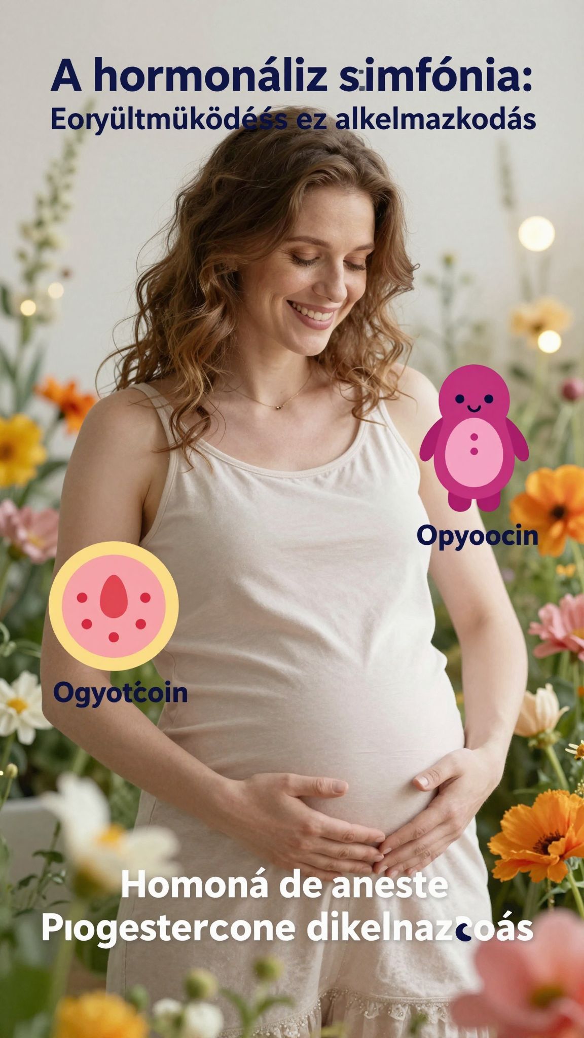 A hormonok szinergiája kulcsfontosságú a terhesség során.