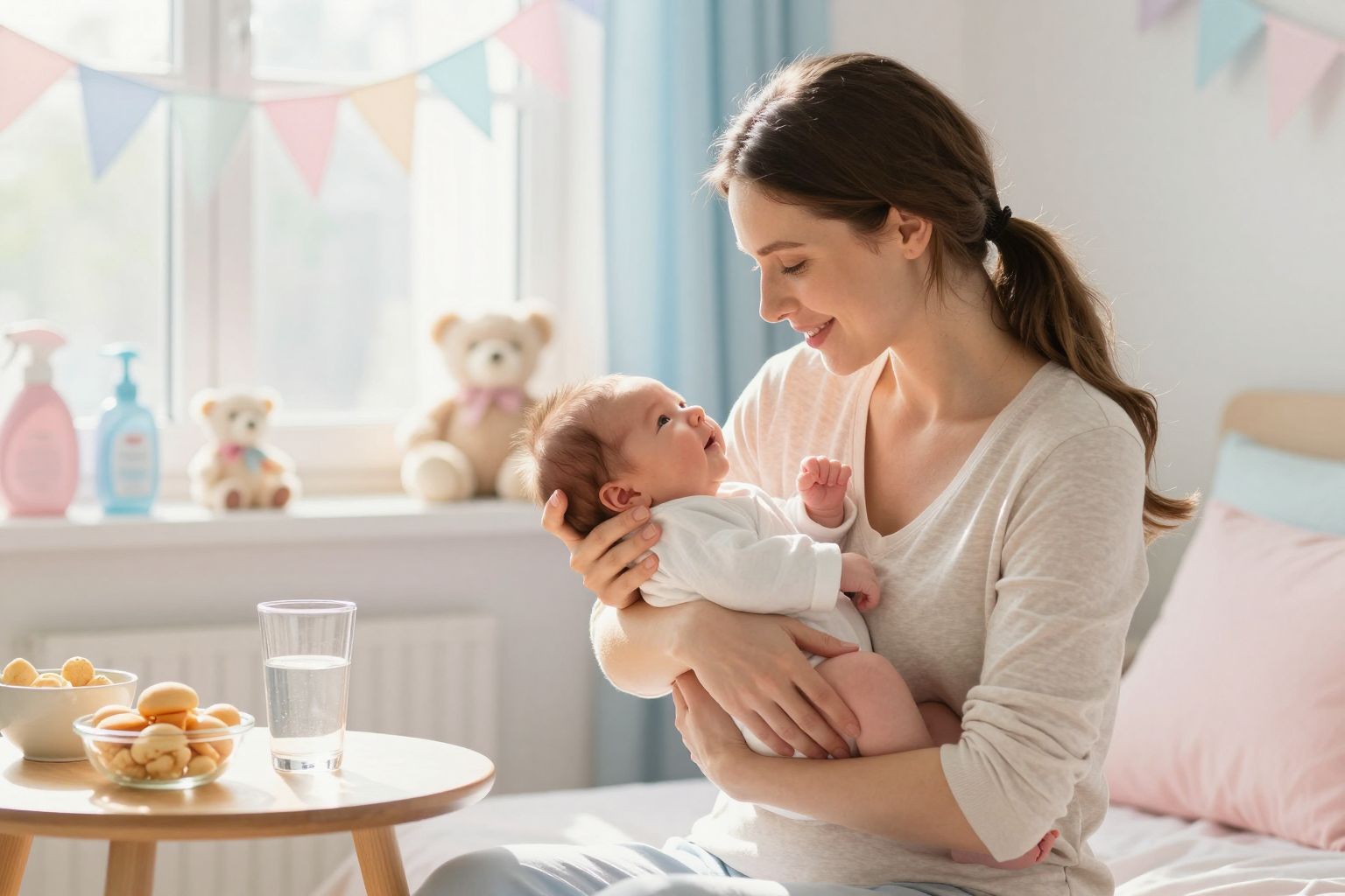 A szülés utáni hormonváltozások befolyásolják a súlycsökkenést.