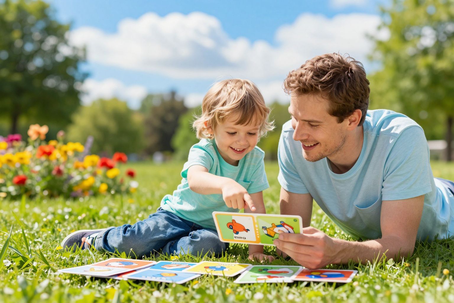 A játékos tanulás során a szókincs szórakoztatóan bővül.