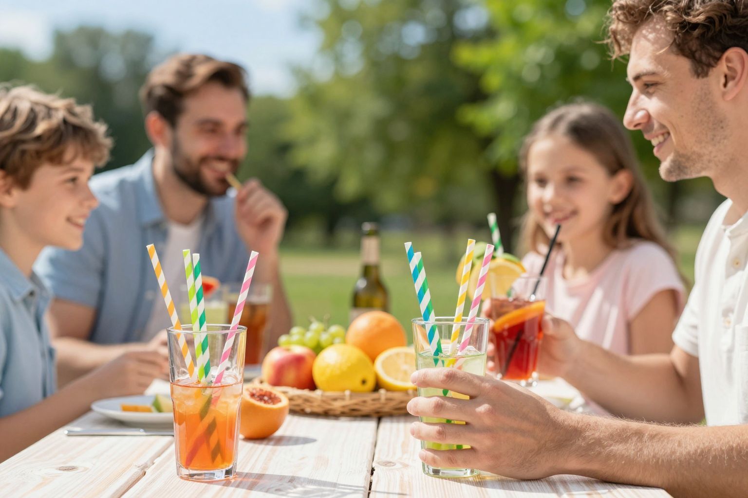 A vegyi anyagok italba jutása szívószálakból történik.