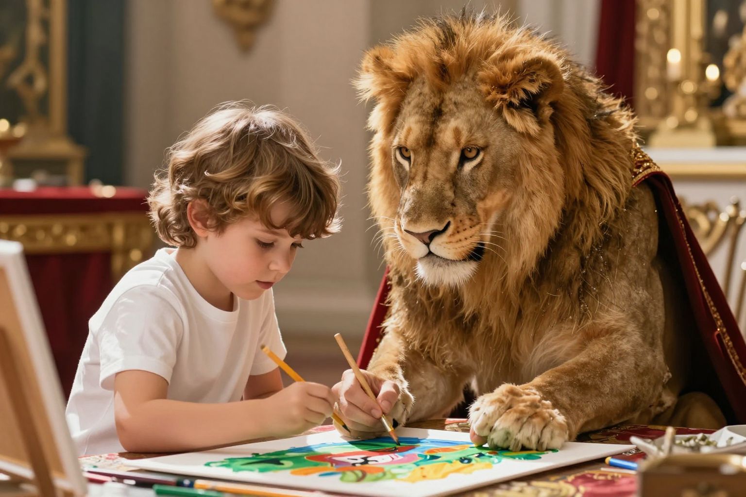 A királyi nevelés magában foglalja a szigorú fegyelmet.