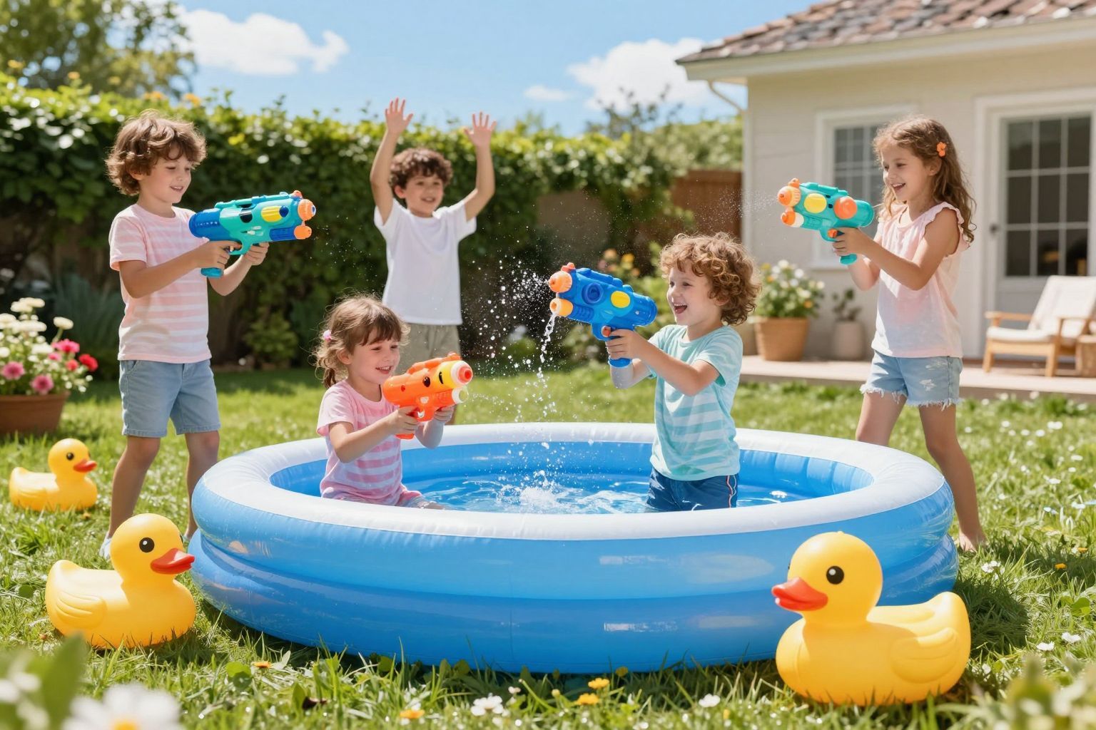 A felnőttek is felfedezhetik a vízi játékok varázsát.