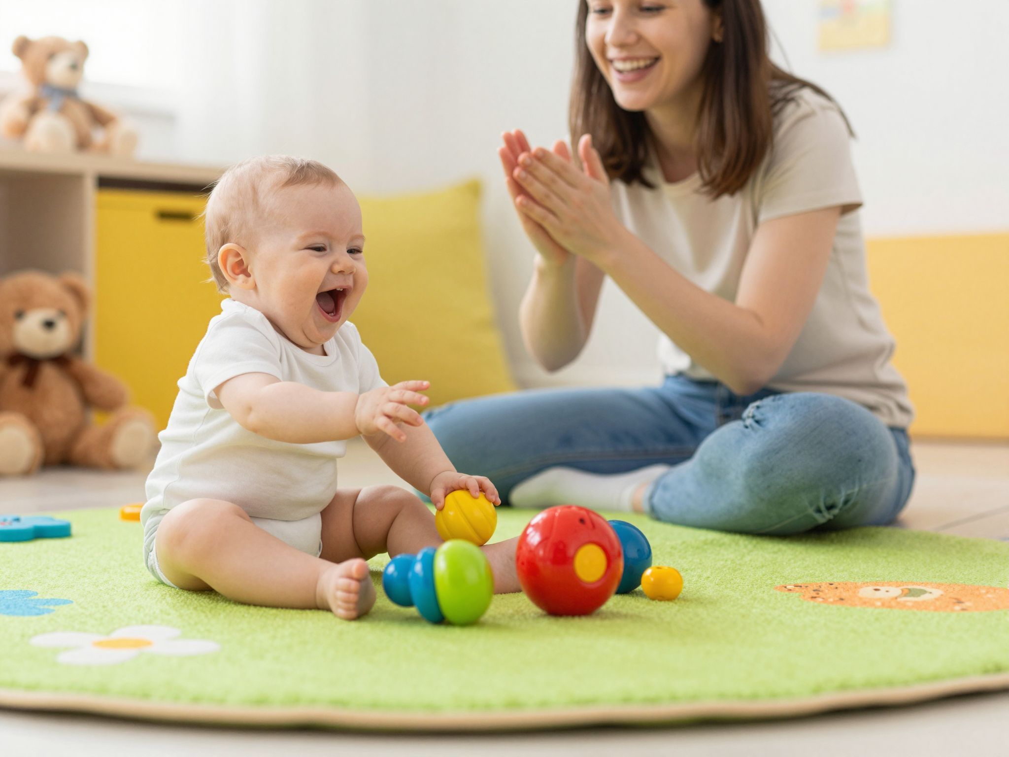 A babák gőgicsélése fontos a nyelvfejlődés szempontjából.