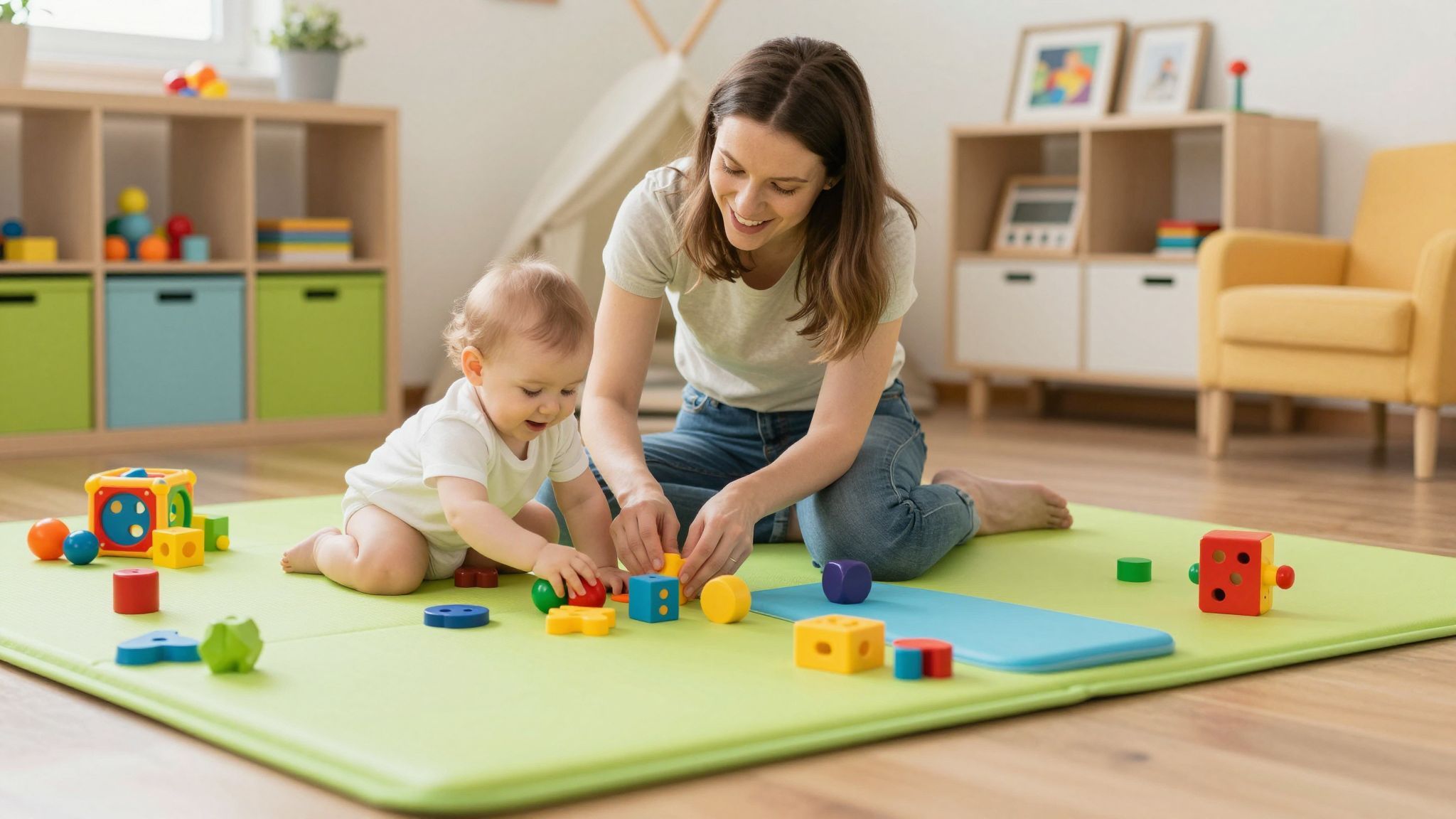 A játékok segítik a motoros készségek fejlődését.