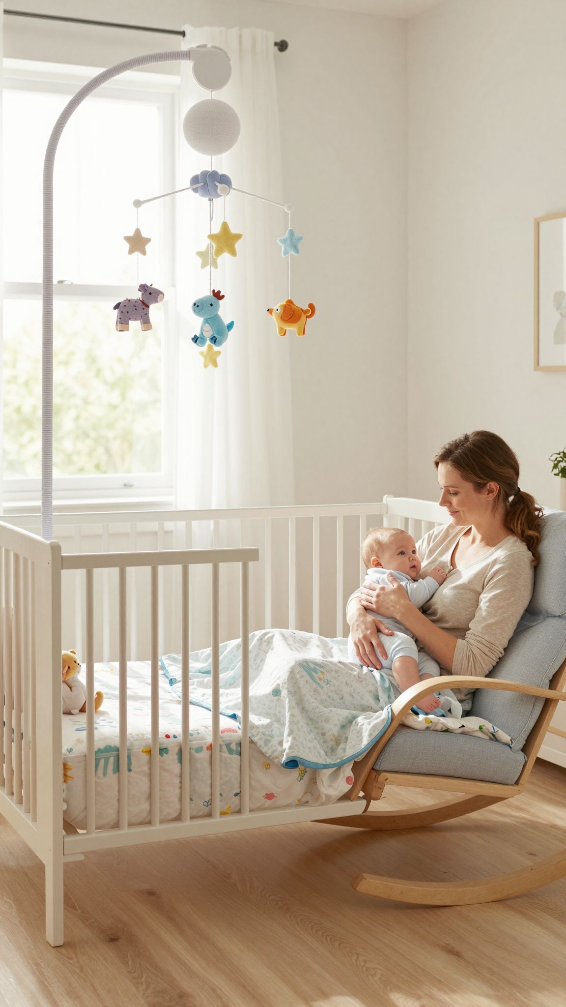 A megfelelő környezeti tényezők javítják a baba alvását.