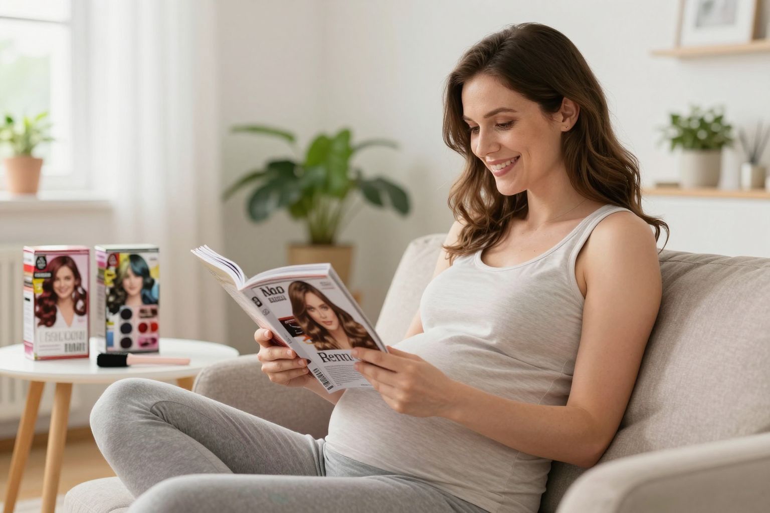 A második trimeszterben csökken a hajfestés kockázata.