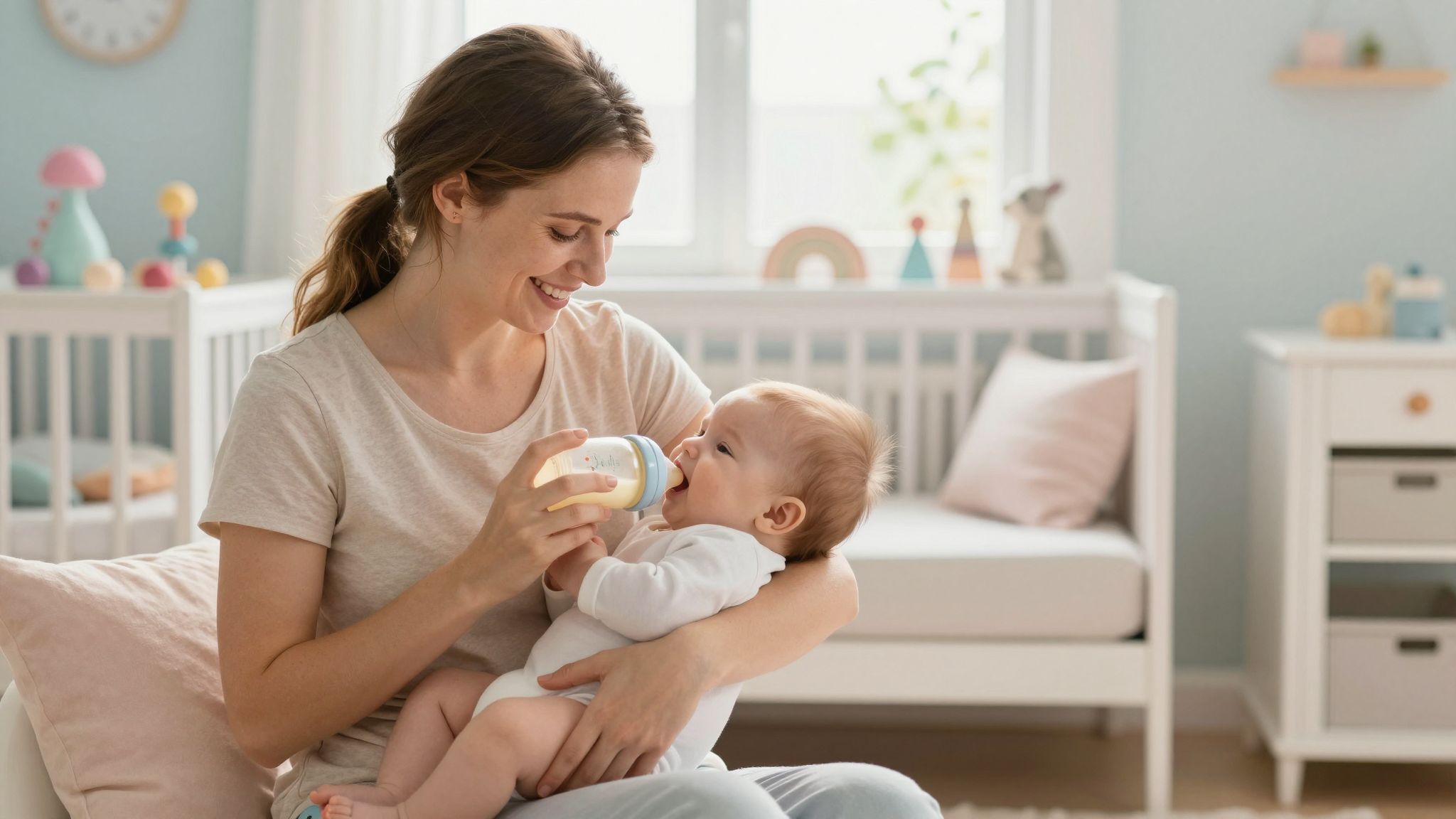 A mell-szerű forma segíti a szoptatásra való áttérést.