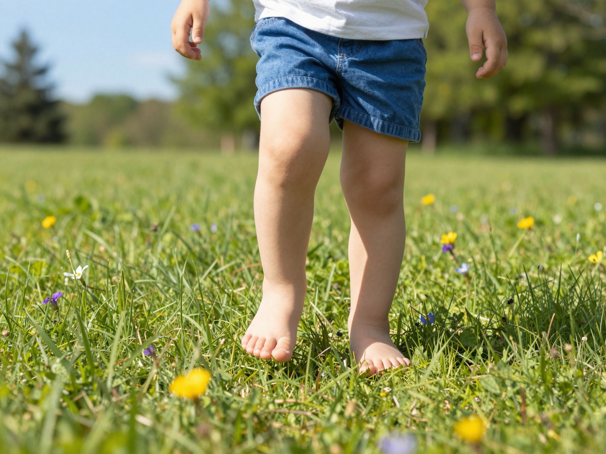 A mezítlábas séta erősíti a láb izmait és ízületeit.