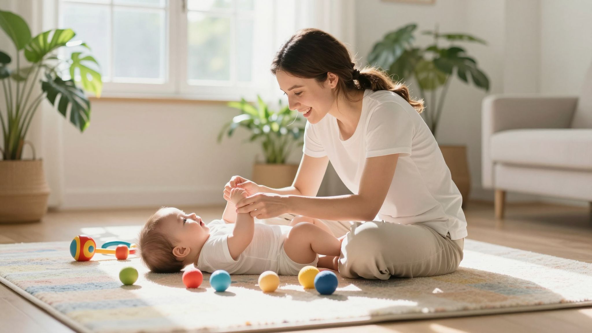 A napi rutin segít a baba biztonságérzetének kialakításában.
