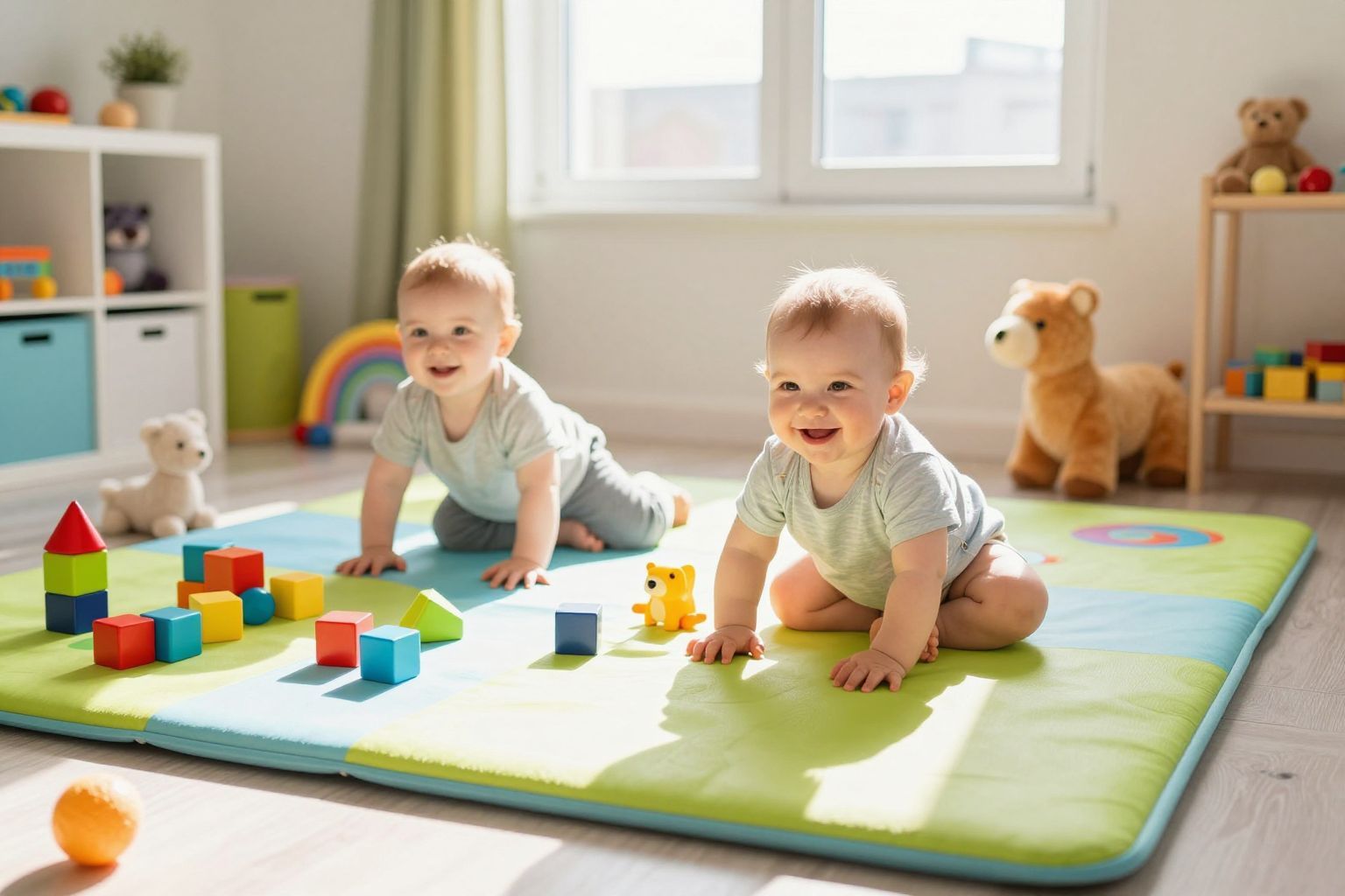 A padló szilárd alapot ad a mozgásfejlődéshez.