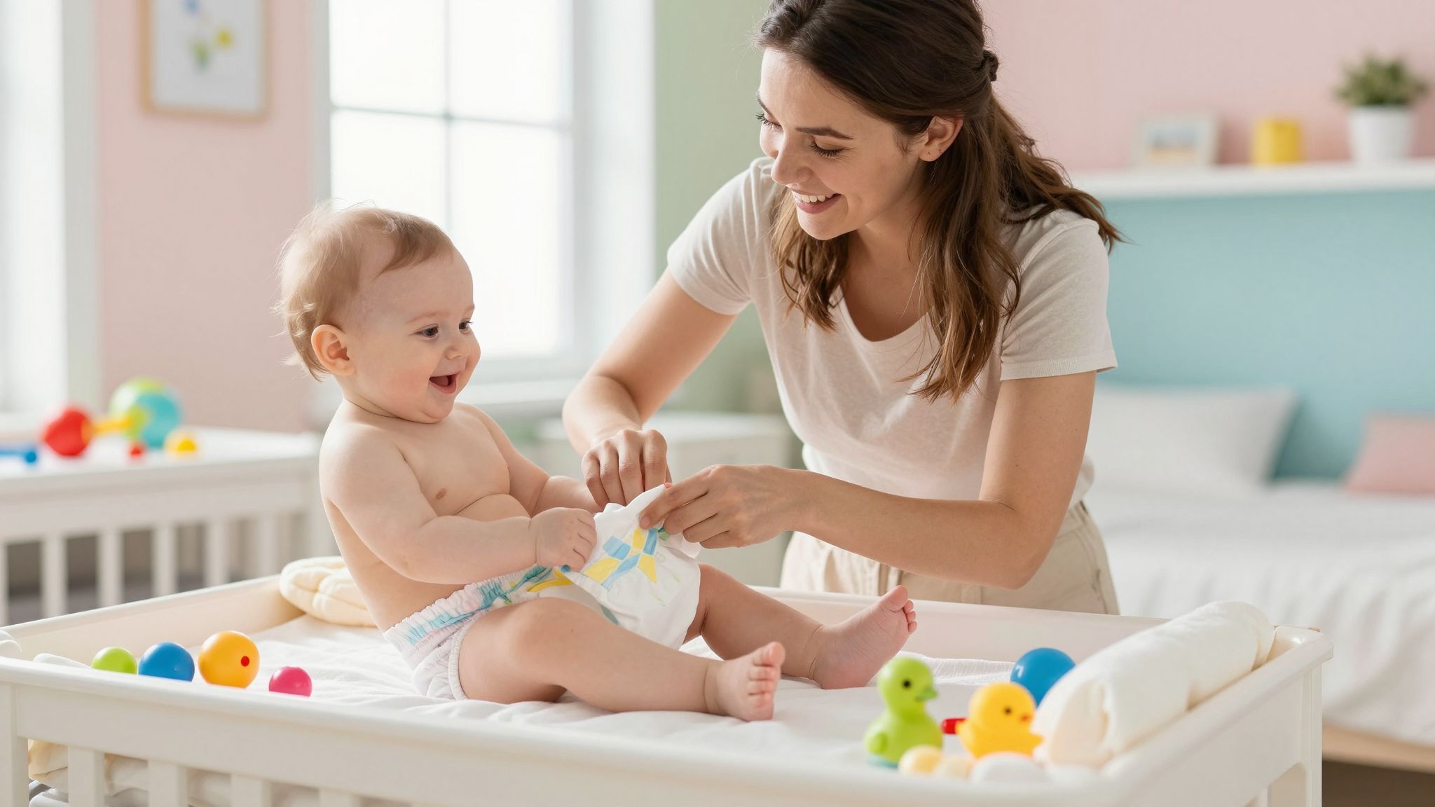 A pelenkázás erősíti a szülő-gyermek kötődést.