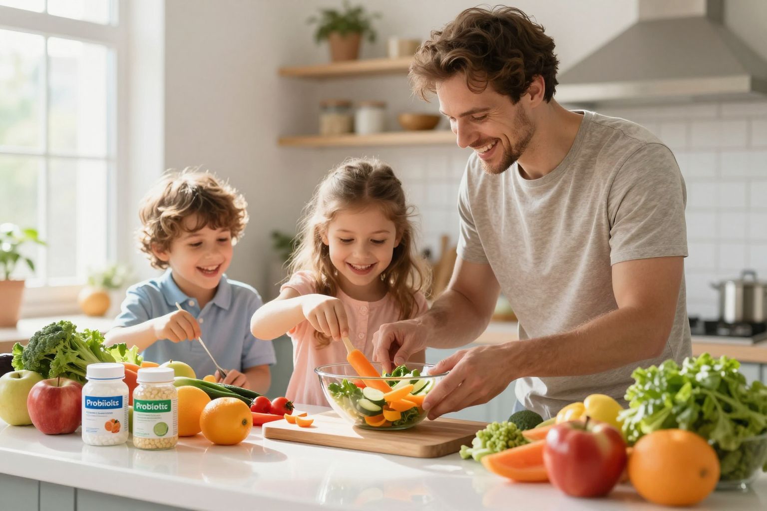A szinbiotikumok támogatják a bélflóra és immunrendszer egészségét.