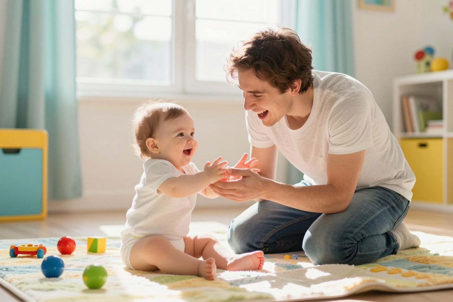 A szinkronitás erősíti a csecsemő és szülő kapcsolatát.