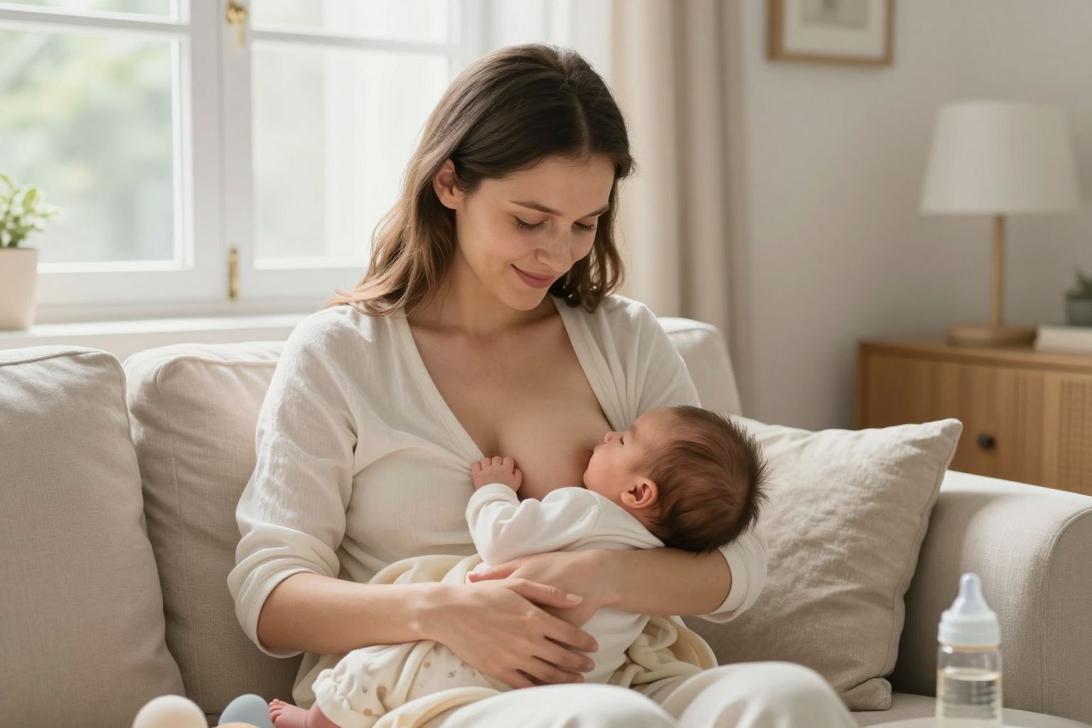 A tejbelövellés kulcsszerepet játszik a szoptatás kezdetén.