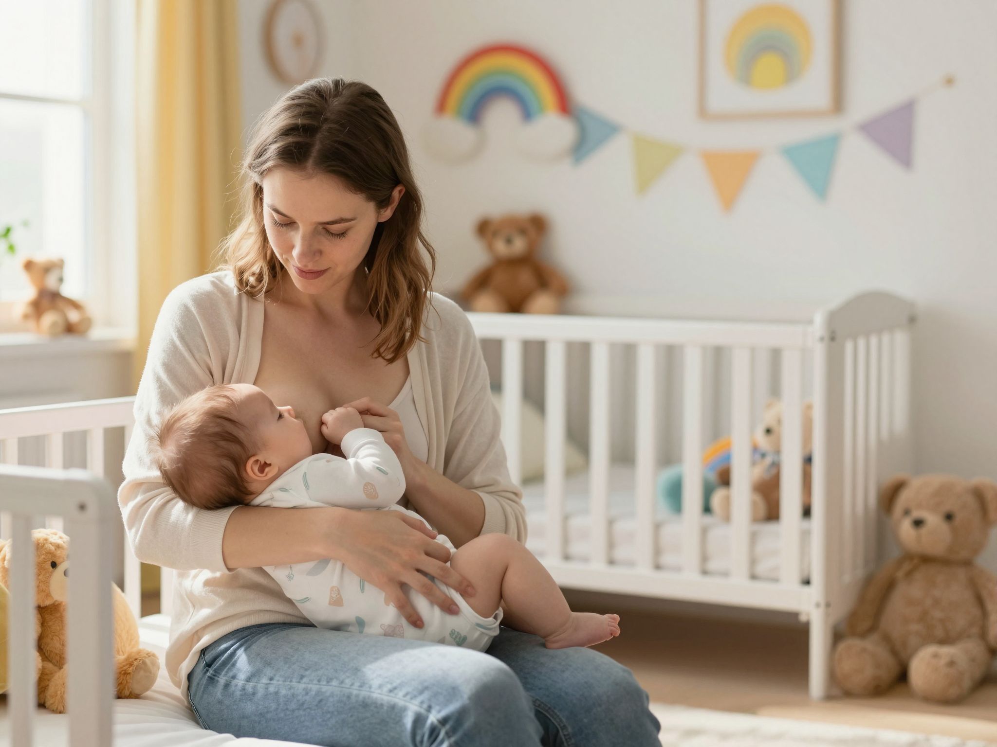 A szoptatásra való visszatérés segíti a baba érzelmi fejlődését.