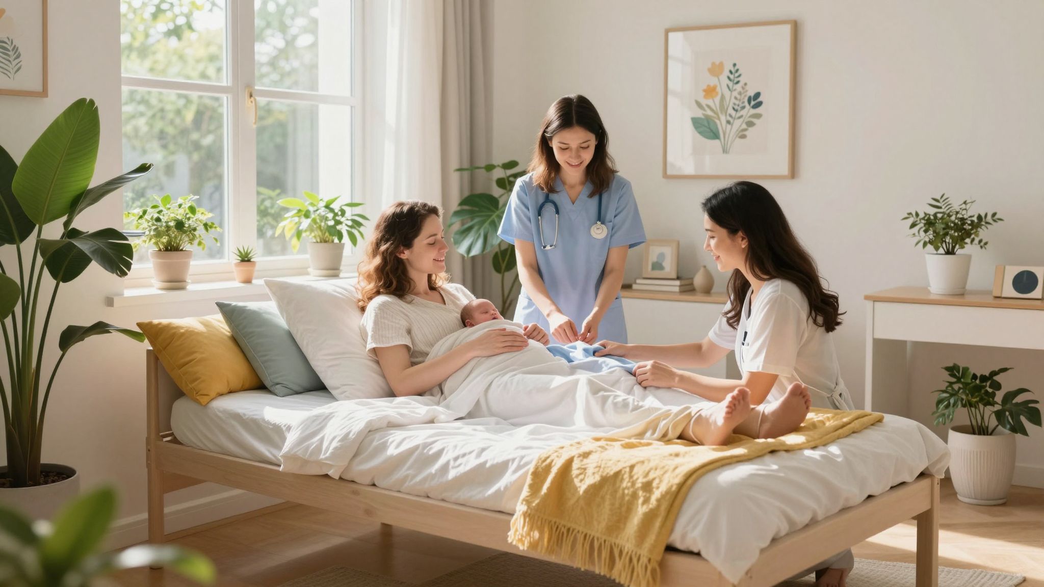 A biztonságos fészek segíti a háborítatlan szülést.